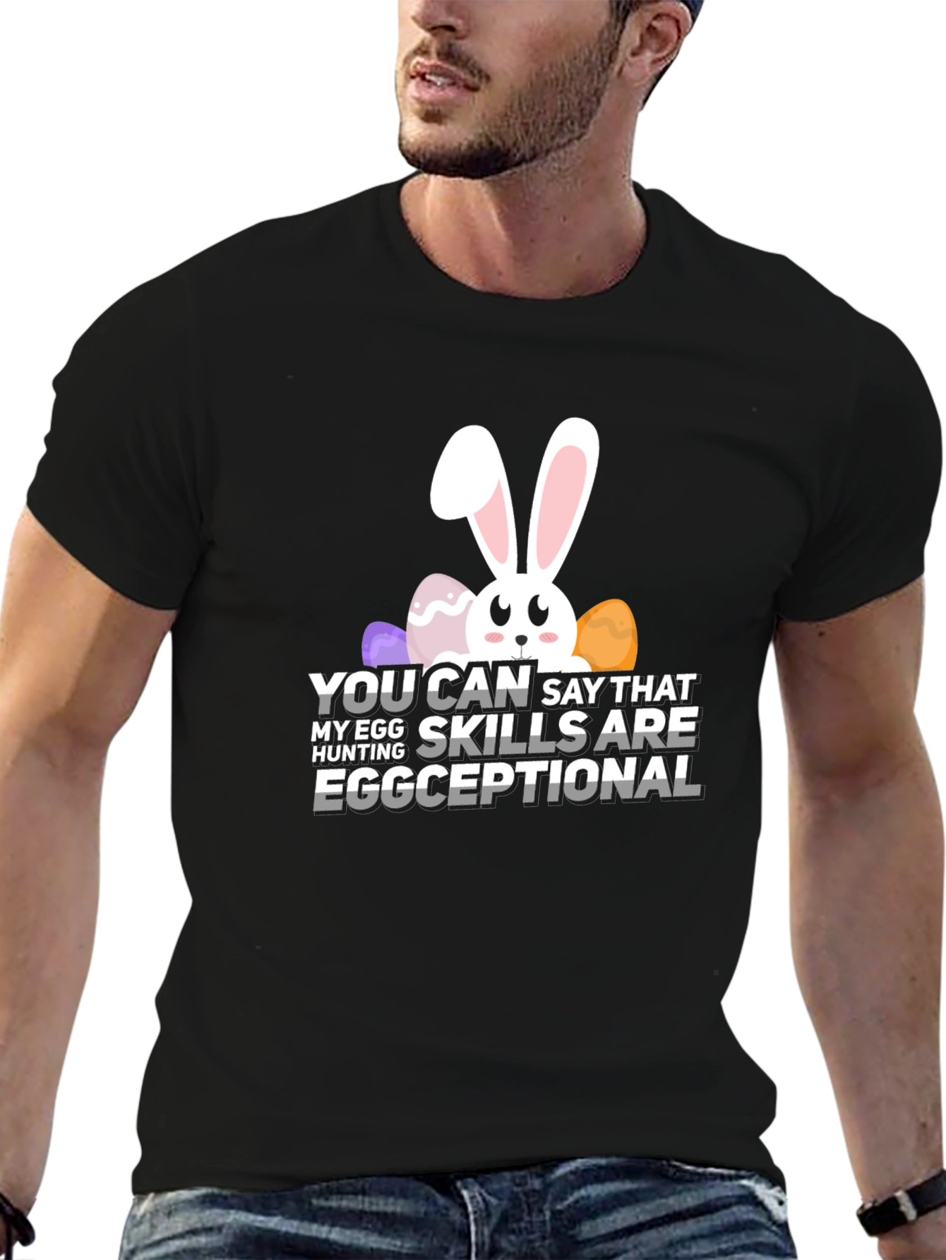 Eggceptional Easter Bunny T-Shirt