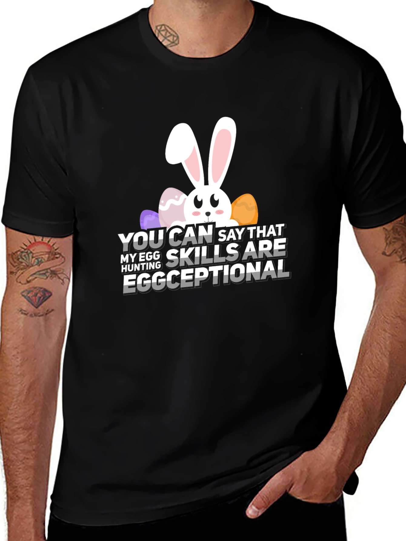 Eggceptional Easter Bunny T-Shirt