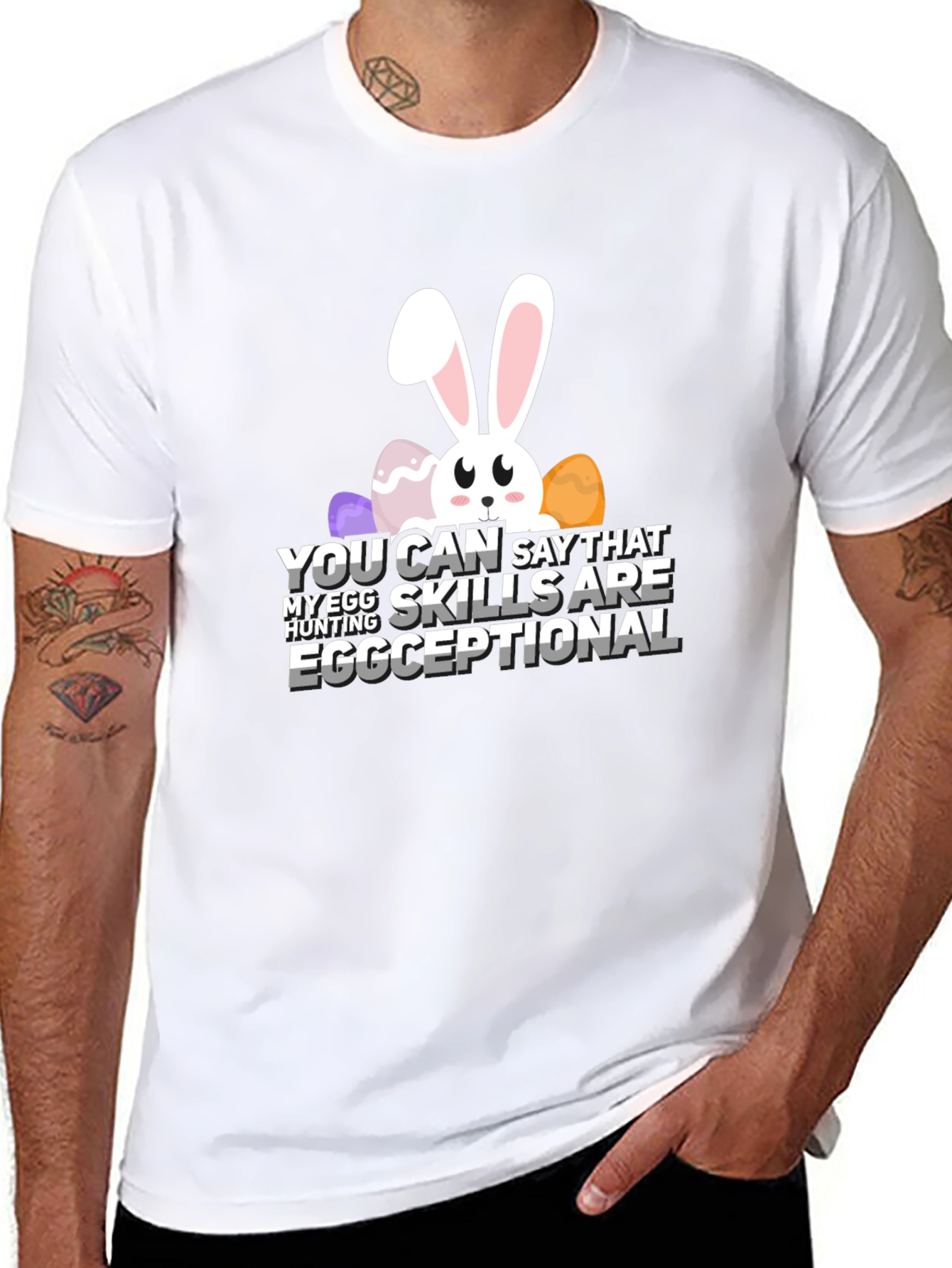 Eggceptional Easter Bunny T-Shirt