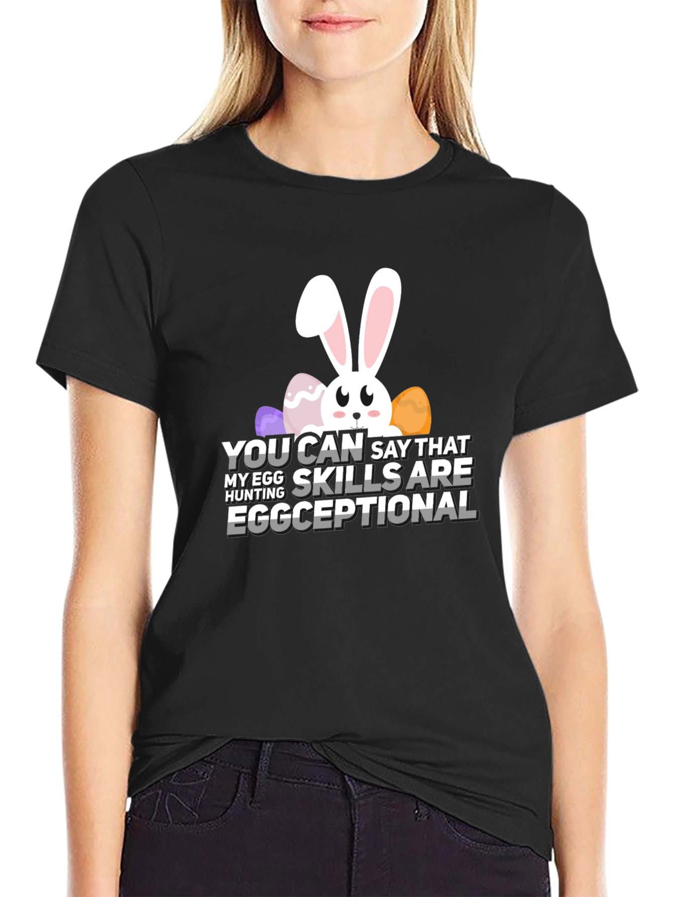 Eggceptional Easter Bunny T-Shirt
