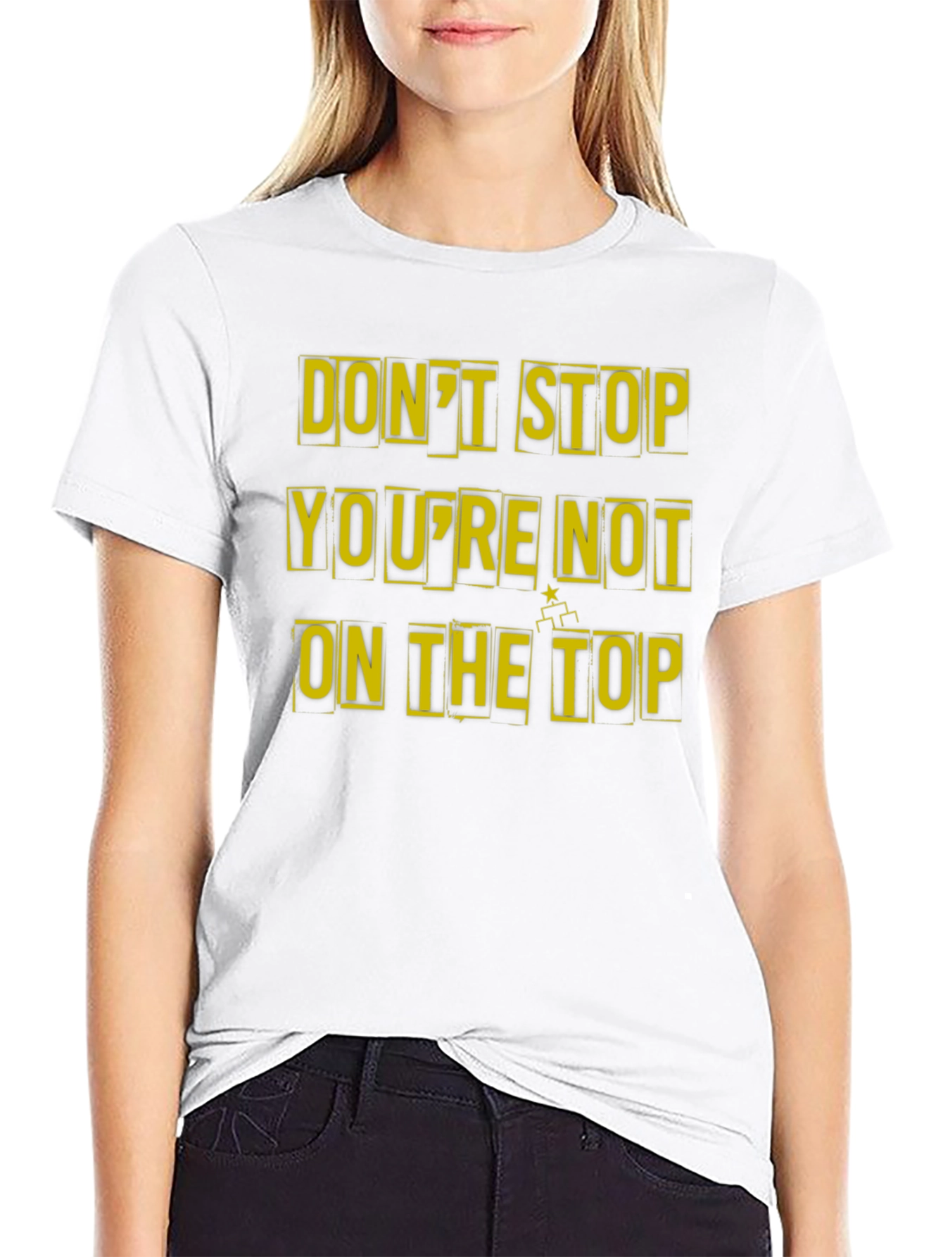 Motivational Dont Stop Graphic Tee