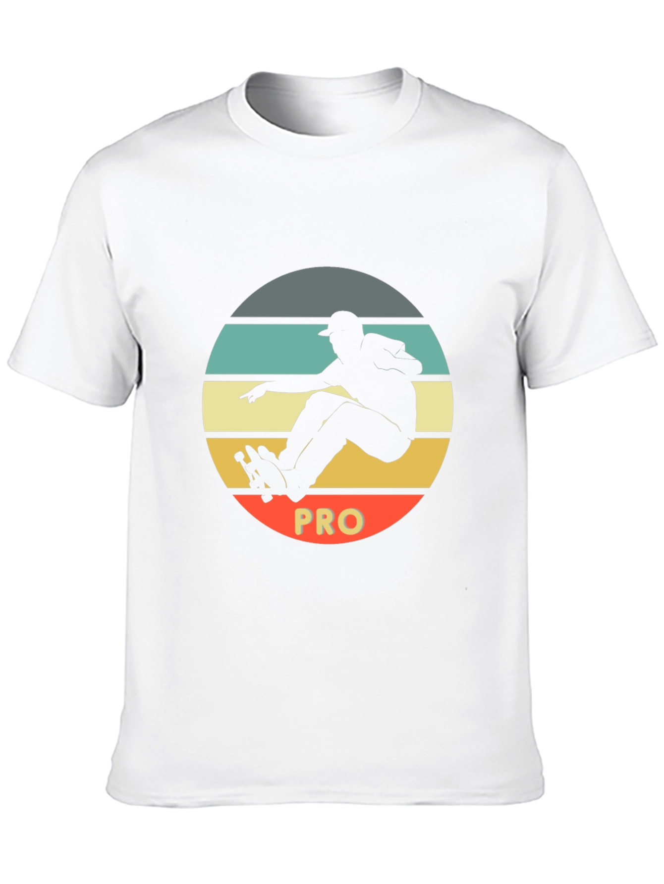 Skateboard Pro Black T-Shirt
