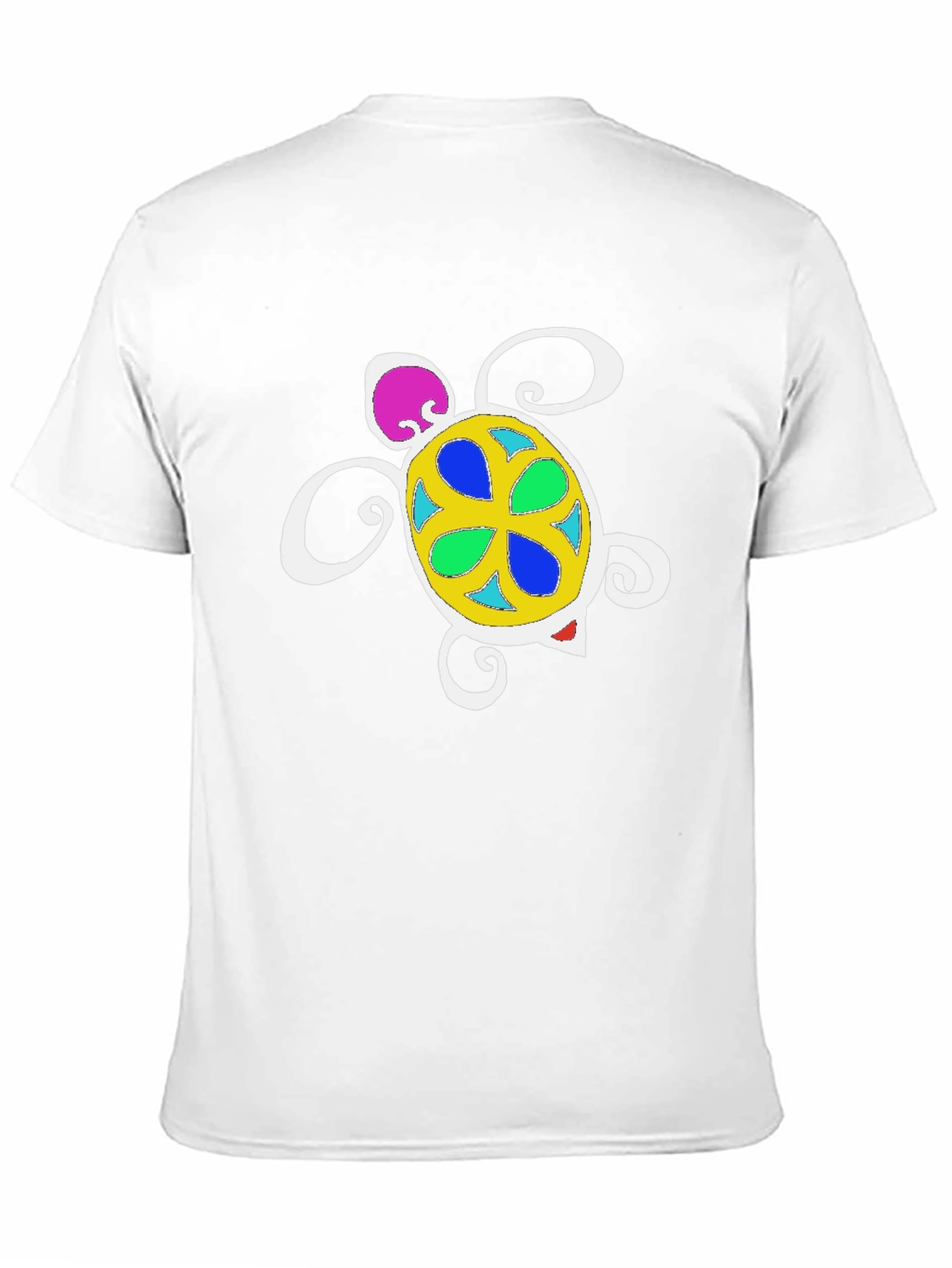 Funky Turtle Graphic Tee - Black Unisex T-Shirt