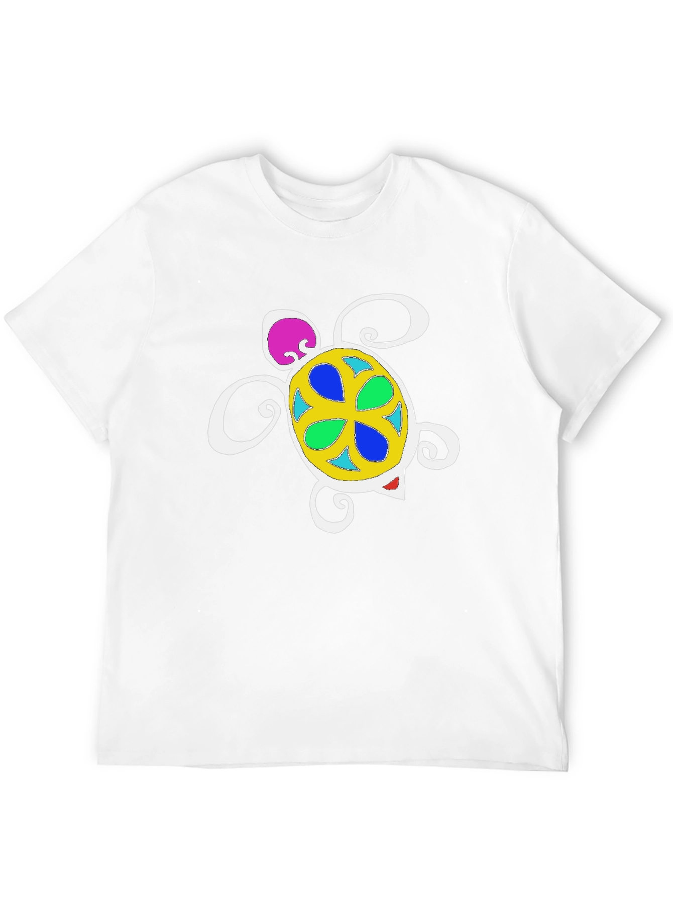 Funky Turtle Graphic Tee - Black Unisex T-Shirt