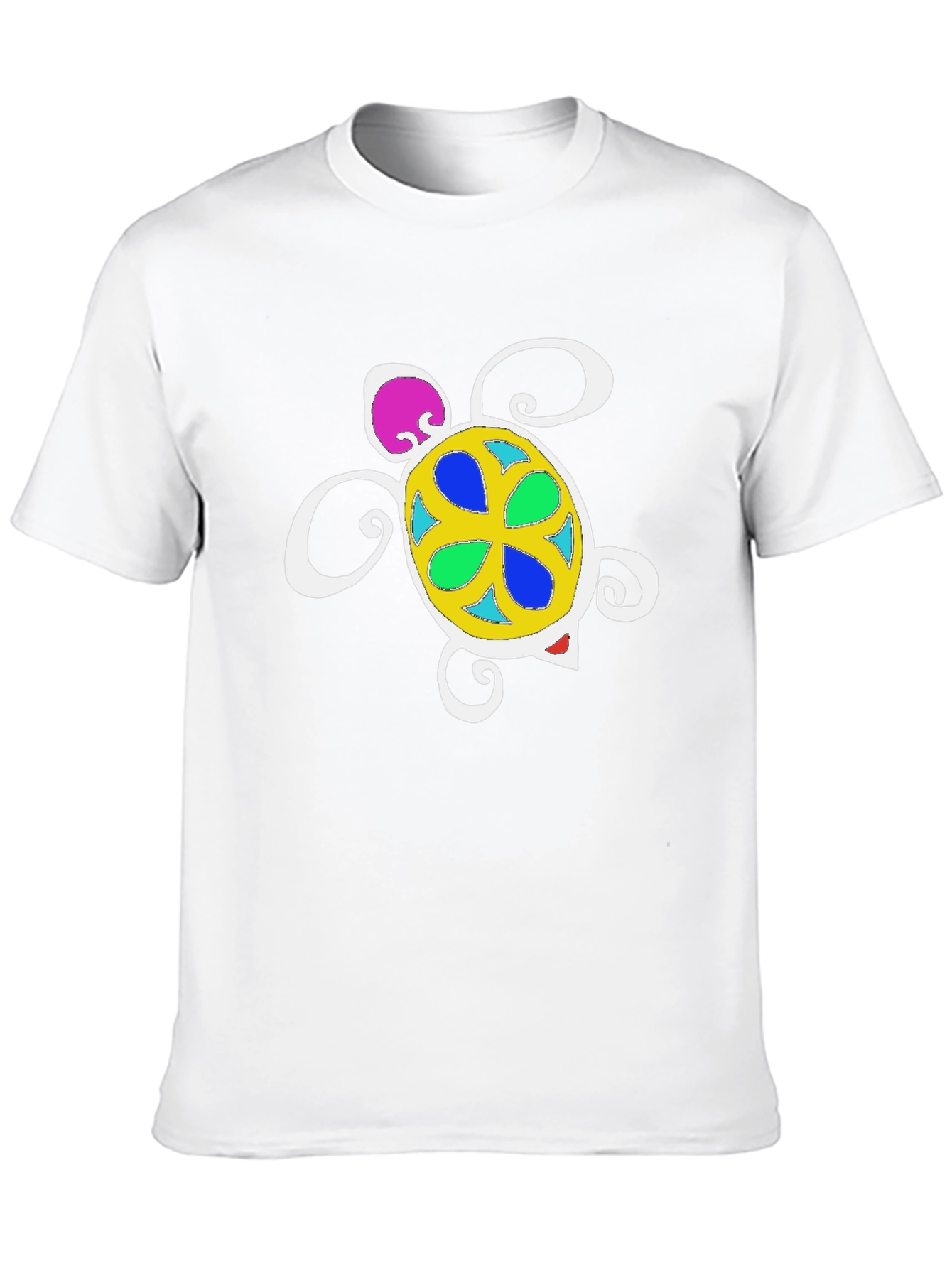 Funky Turtle Graphic Tee - Black Unisex T-Shirt