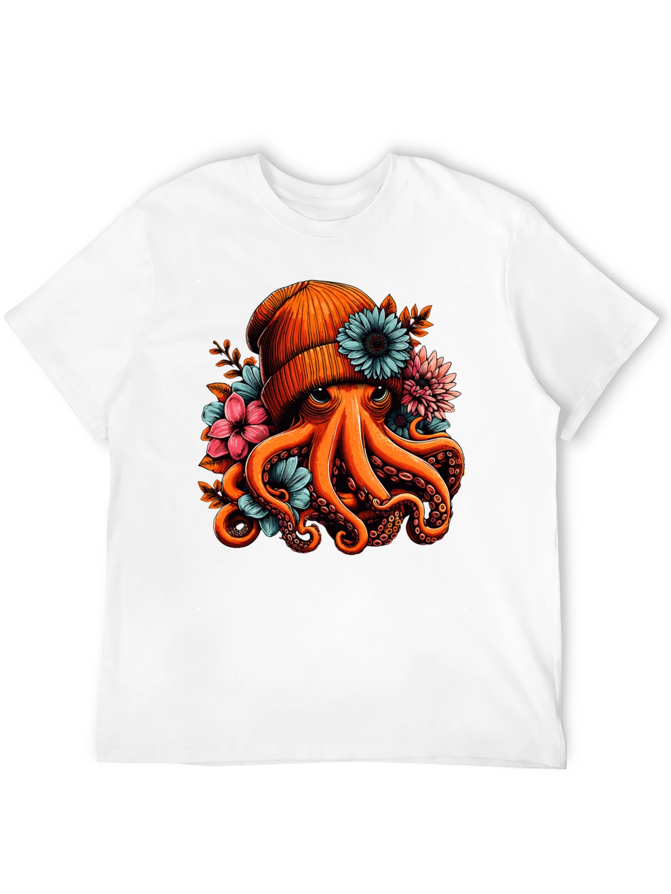 Octopus Beanie T-Shirt