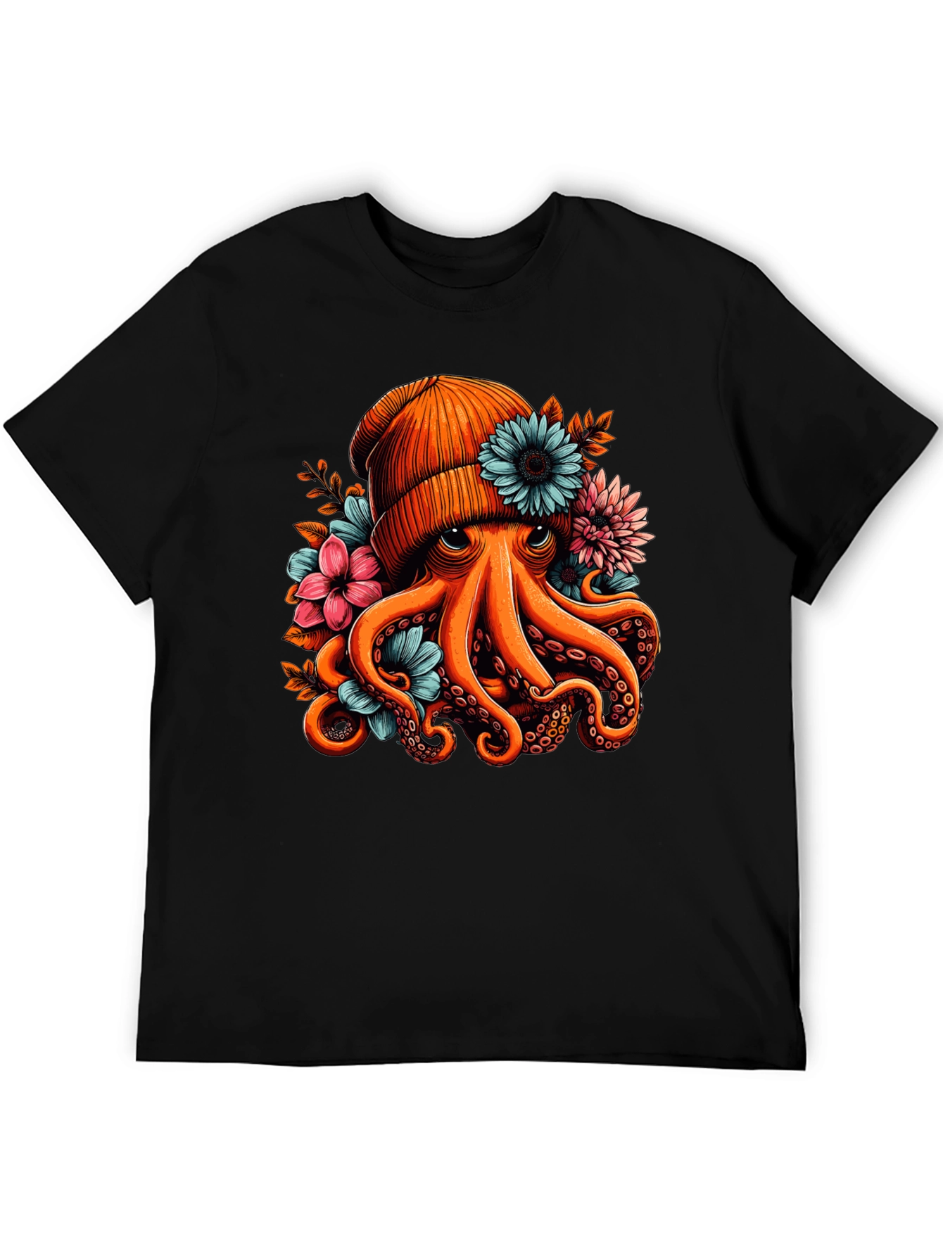 Octopus Beanie T-Shirt