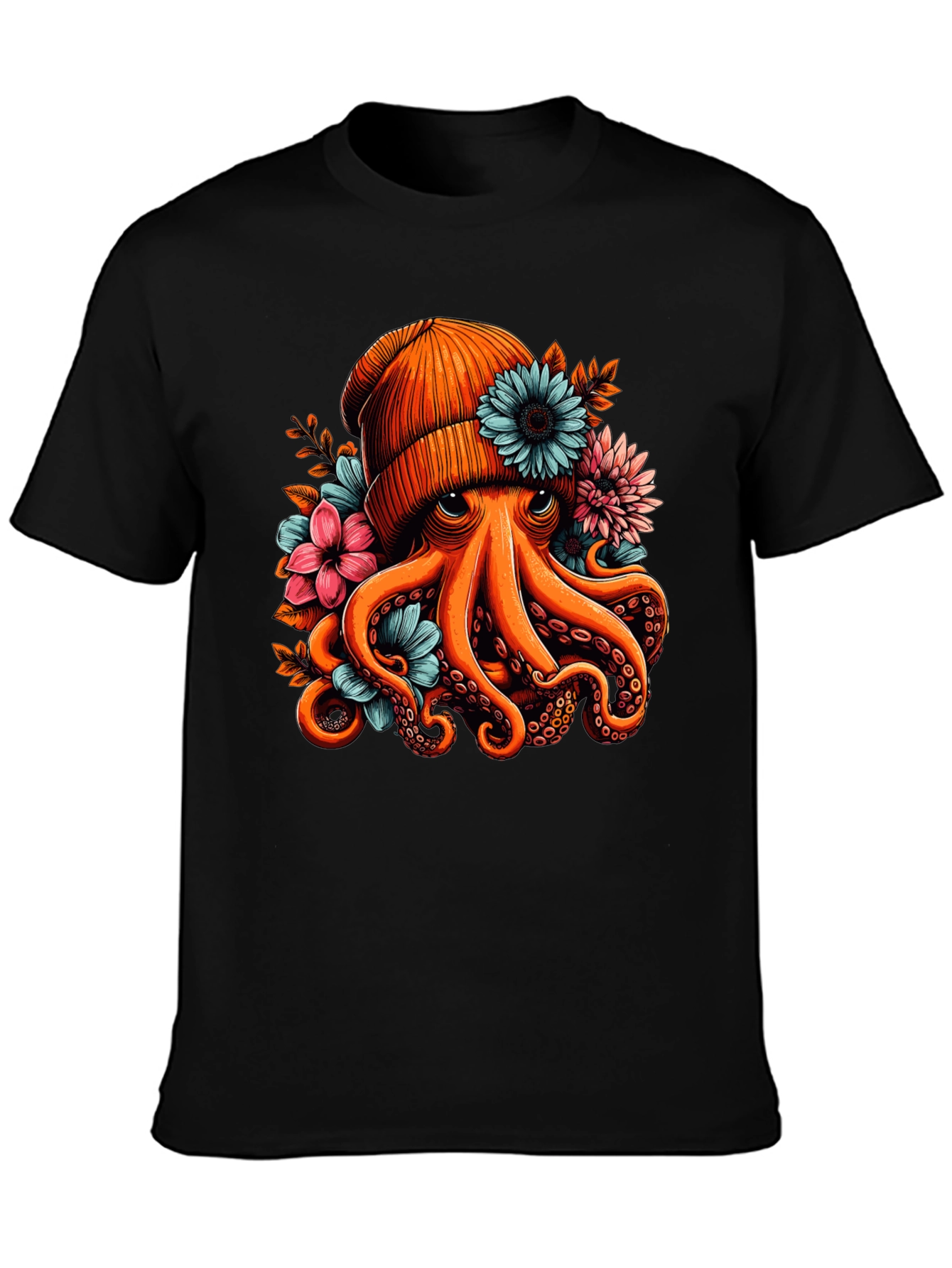 Octopus Beanie T-Shirt