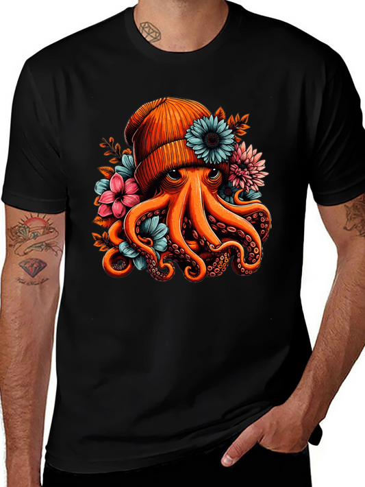 Octopus Beanie T-Shirt