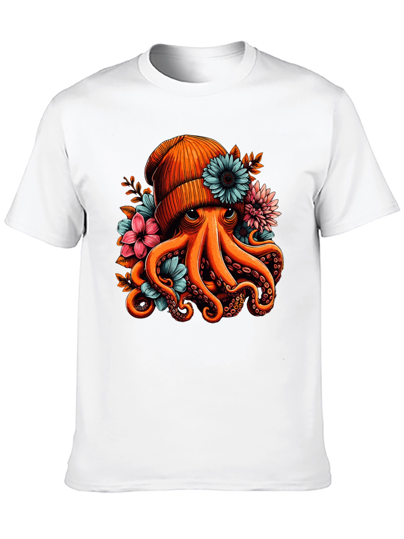 Octopus Beanie T-Shirt