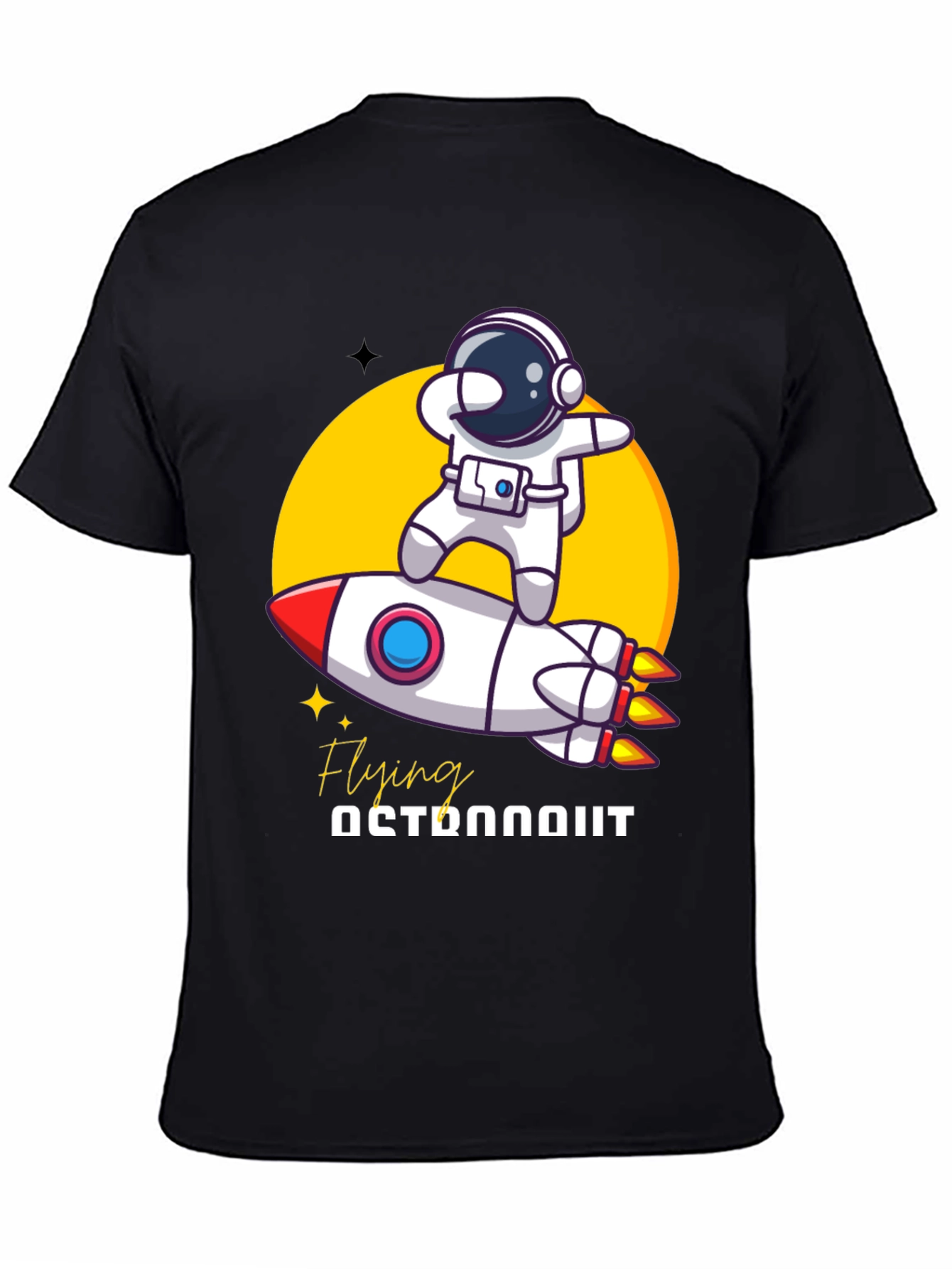 Astronaut Rocket T-Shirt - Fly High in Style!
