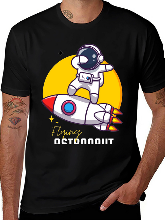 Astronaut Rocket T-Shirt - Fly High in Style!