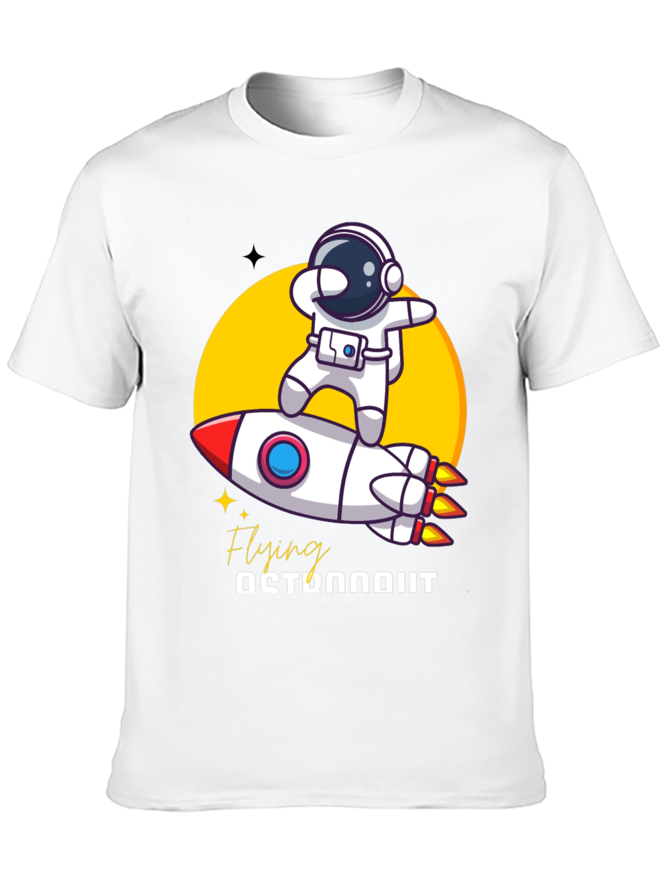 Astronaut Rocket T-Shirt - Fly High in Style!