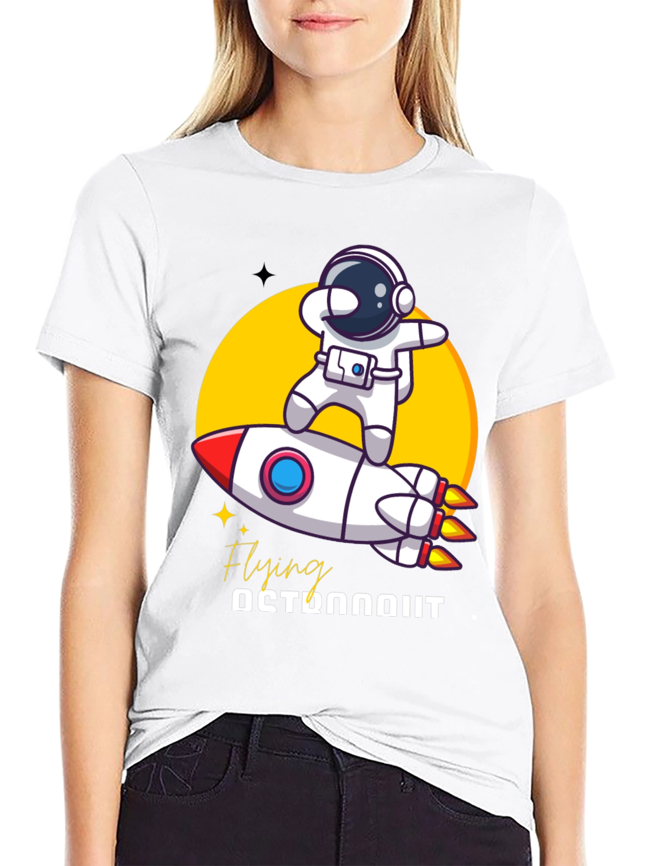 Astronaut Rocket T-Shirt - Fly High in Style!