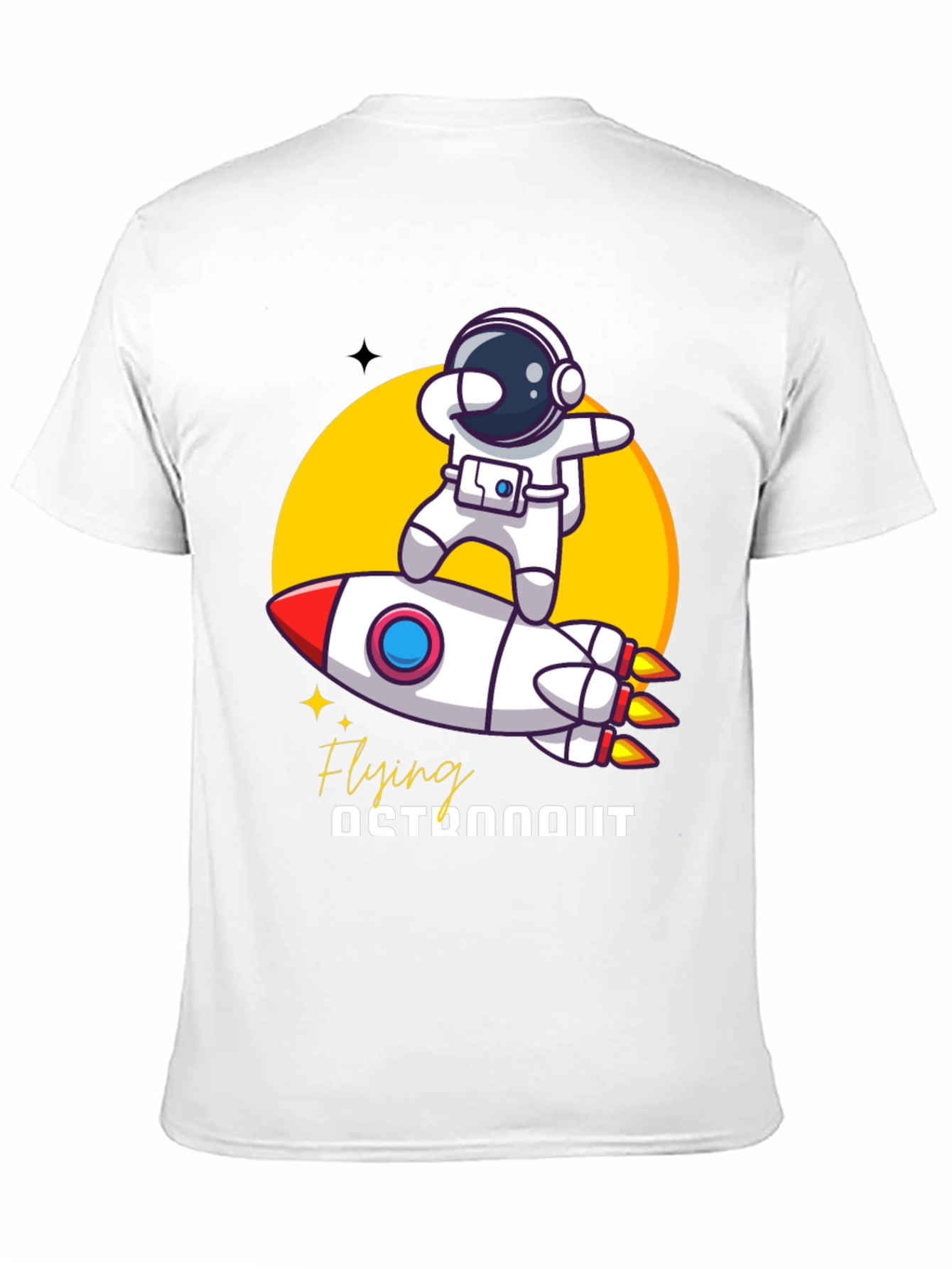 Astronaut Rocket T-Shirt - Fly High in Style!