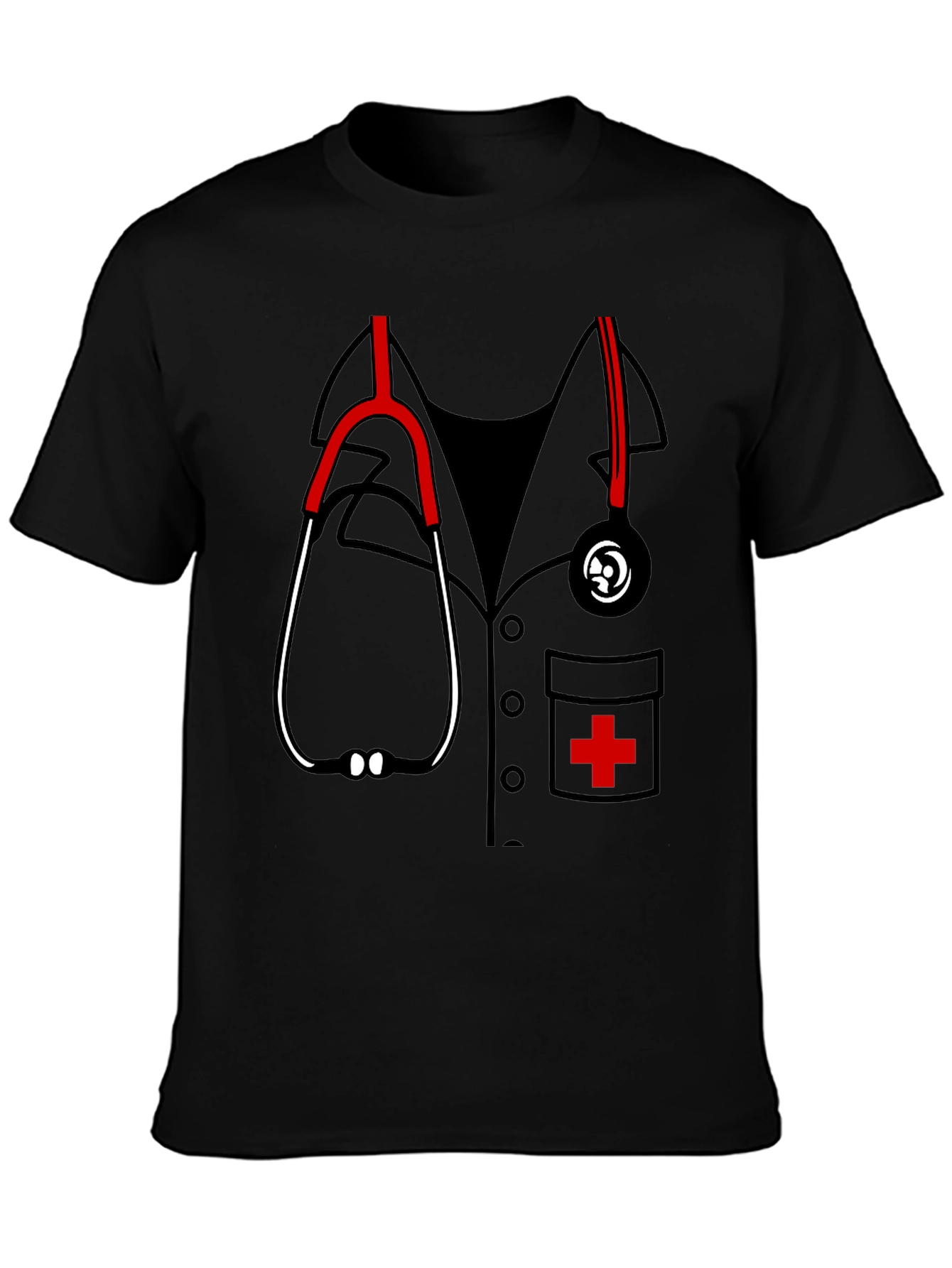 Funny Doctor Stethoscope Graphic Tee