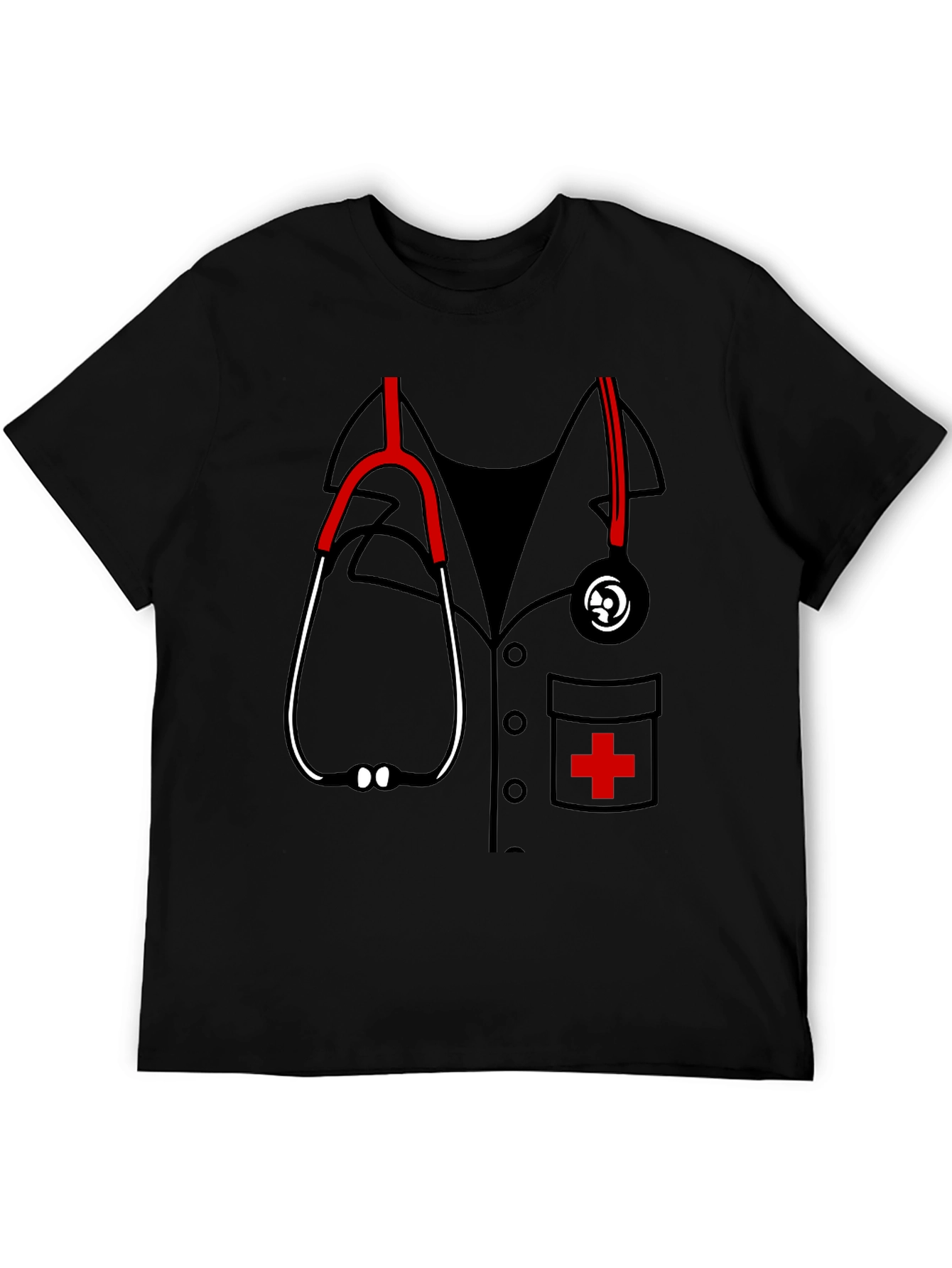 Funny Doctor Stethoscope Graphic Tee