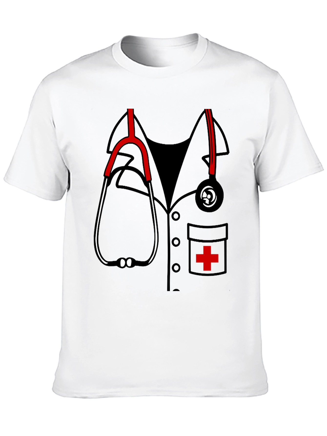 Funny Doctor Stethoscope Graphic Tee