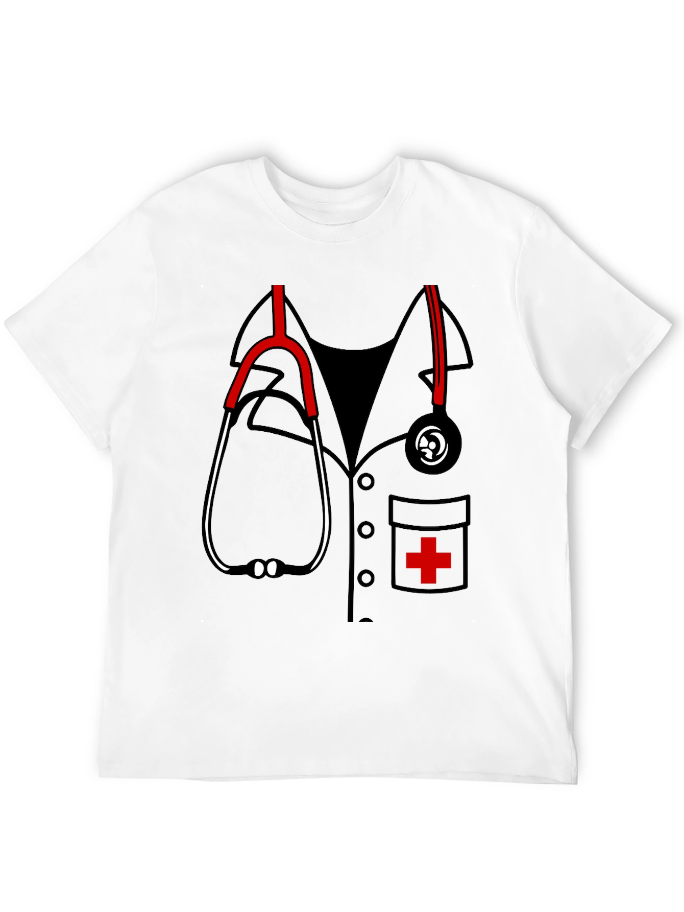 Funny Doctor Stethoscope Graphic Tee