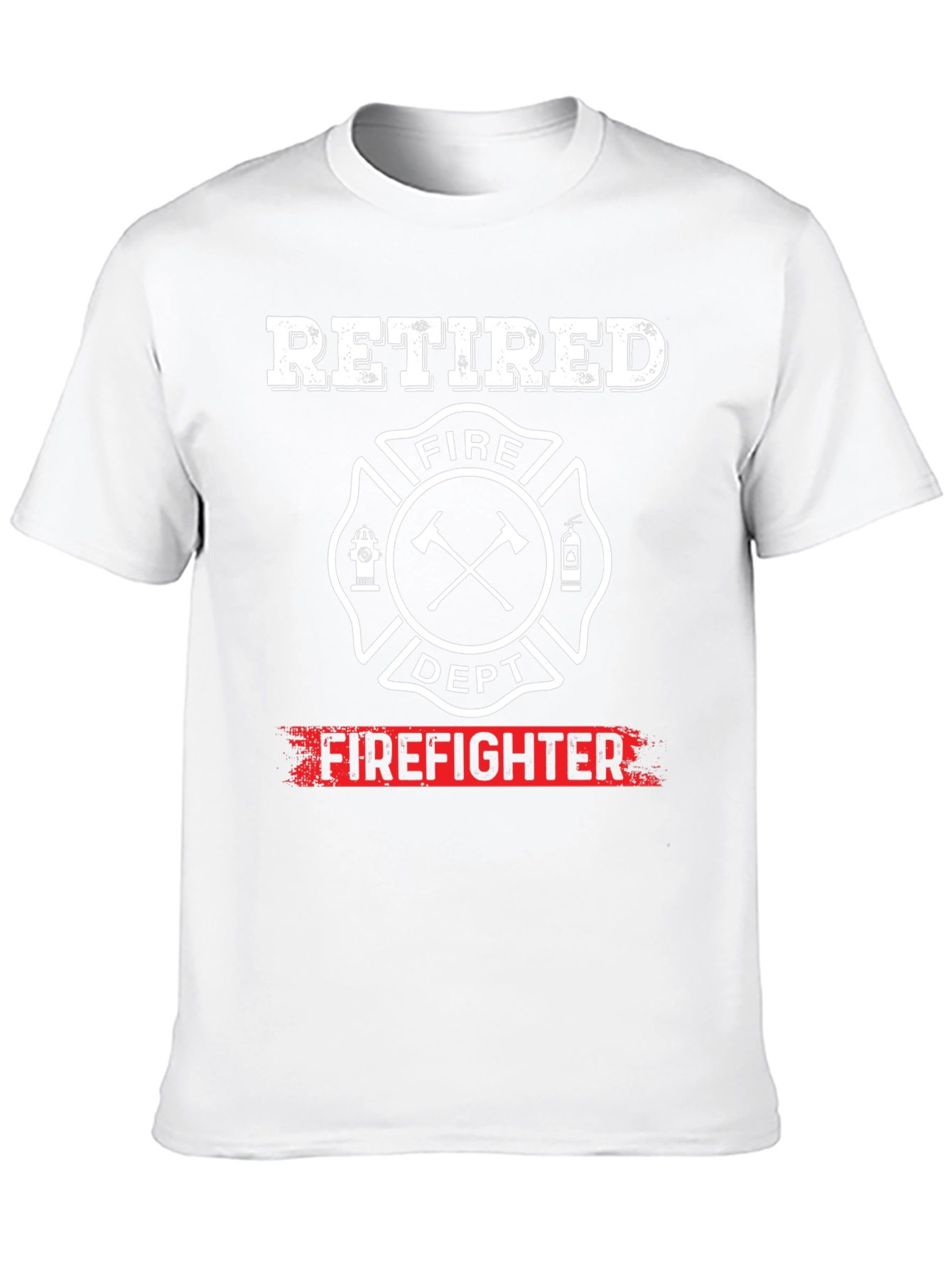 Retired Firefighter T-Shirt Fire Dept Gift
