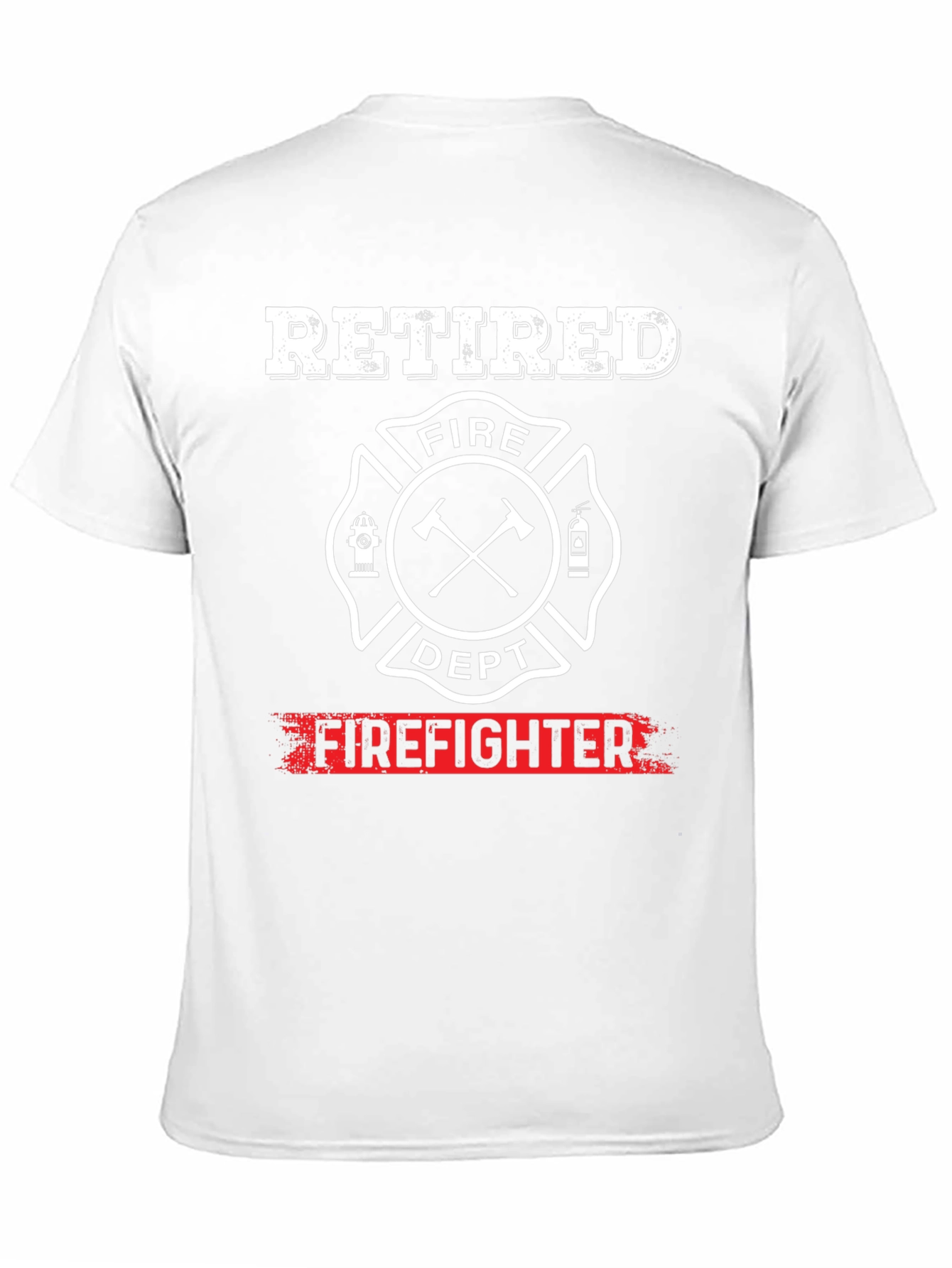 Retired Firefighter T-Shirt Fire Dept Gift