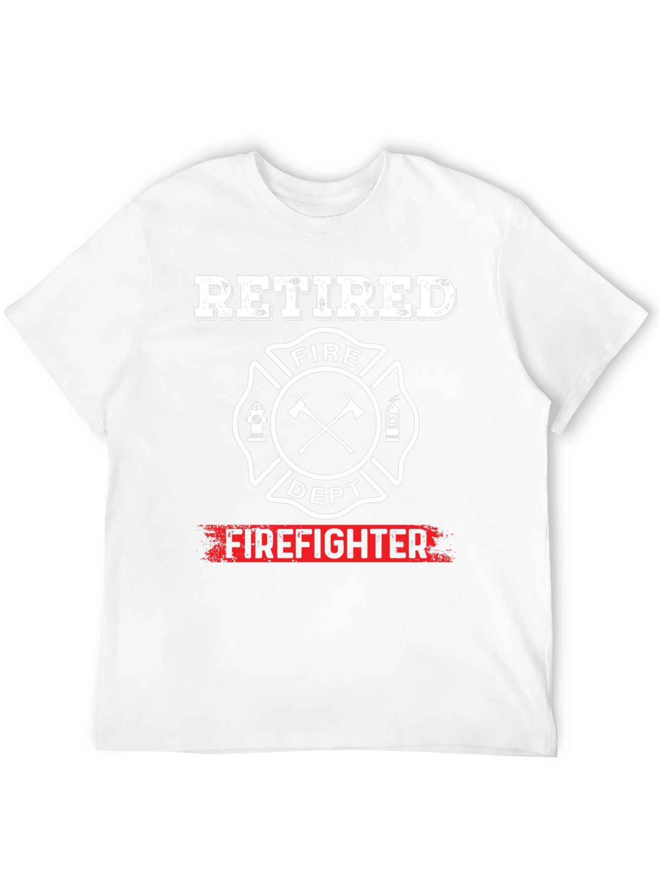 Retired Firefighter T-Shirt Fire Dept Gift