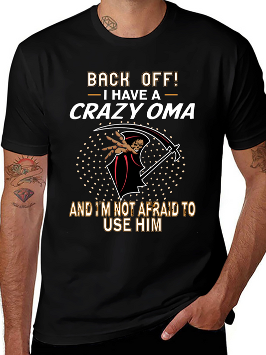 Crazy Oma T-Shirt: Back Off!