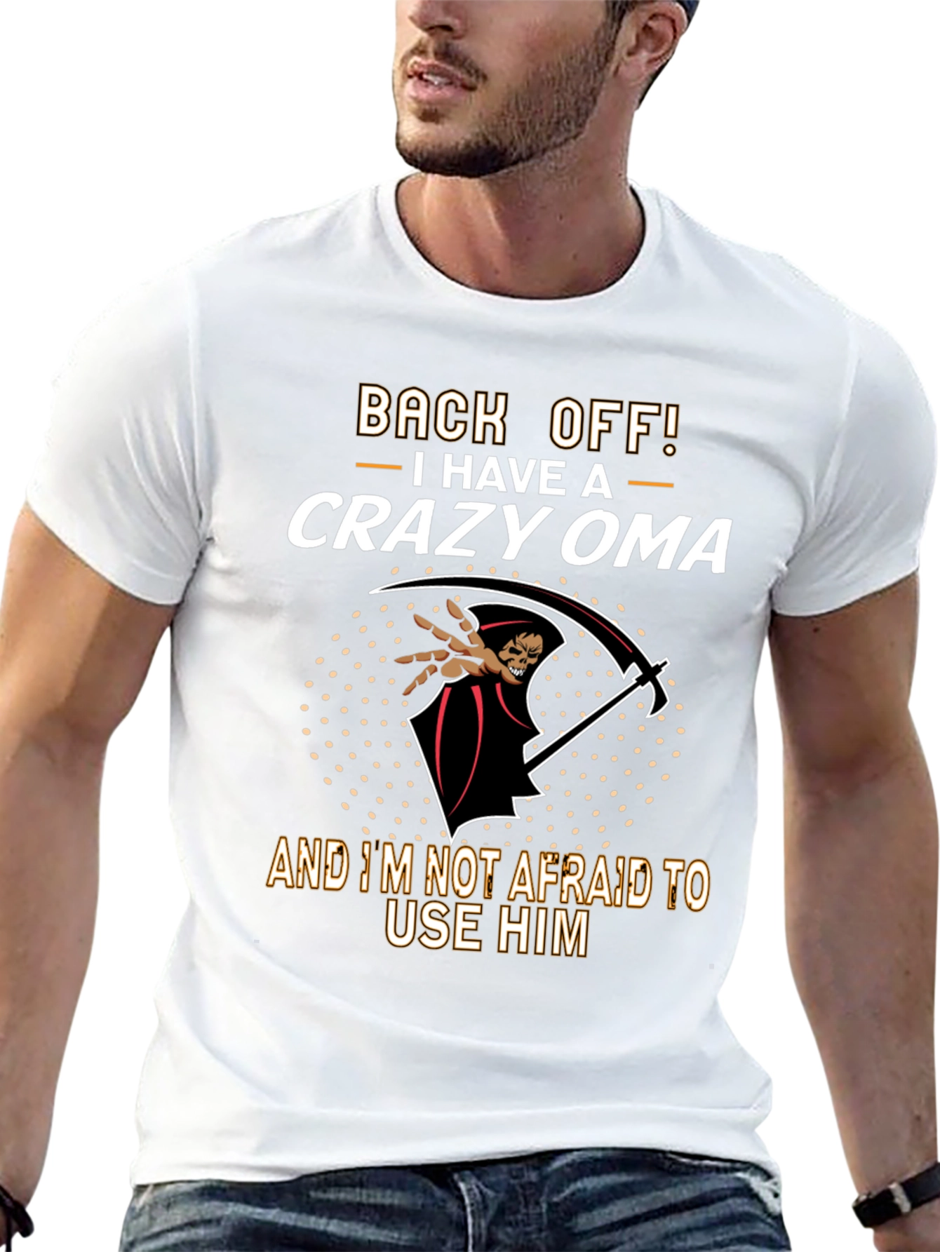 Crazy Oma T-Shirt: Back Off!