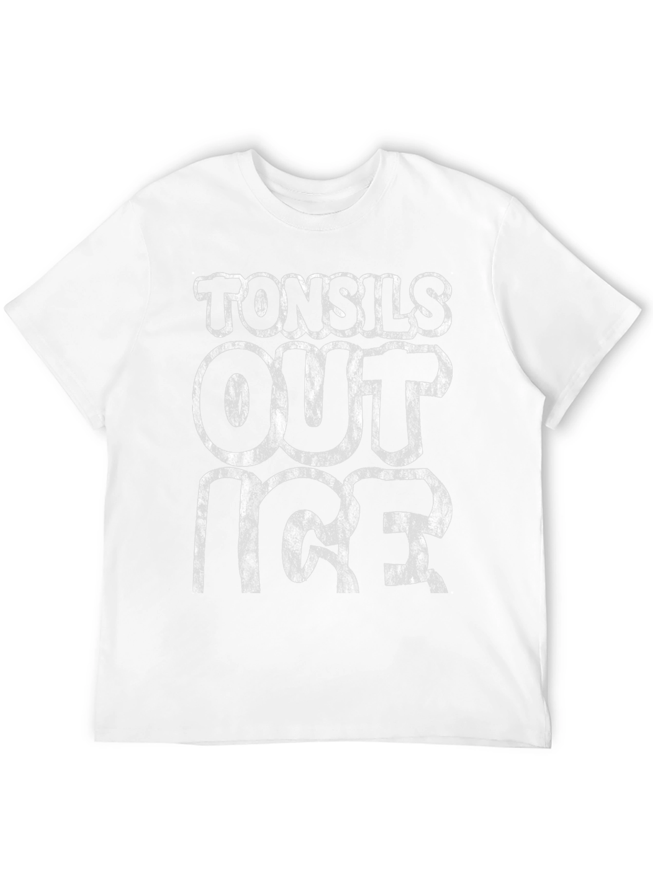 Tonsils Out Ice T-Shirt - Black Graphic Tee