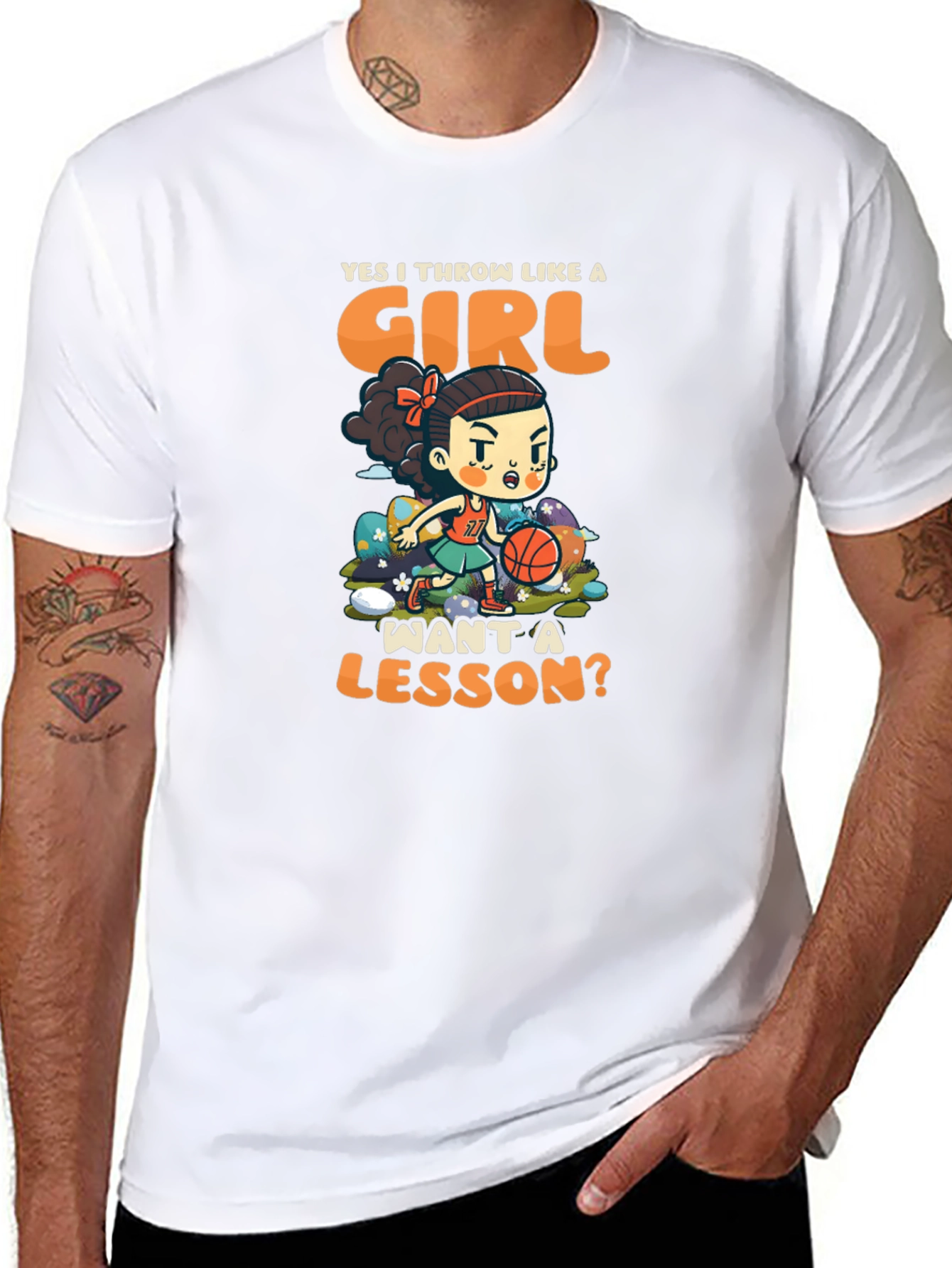 Yes I Throw Like a Girl T-Shirt