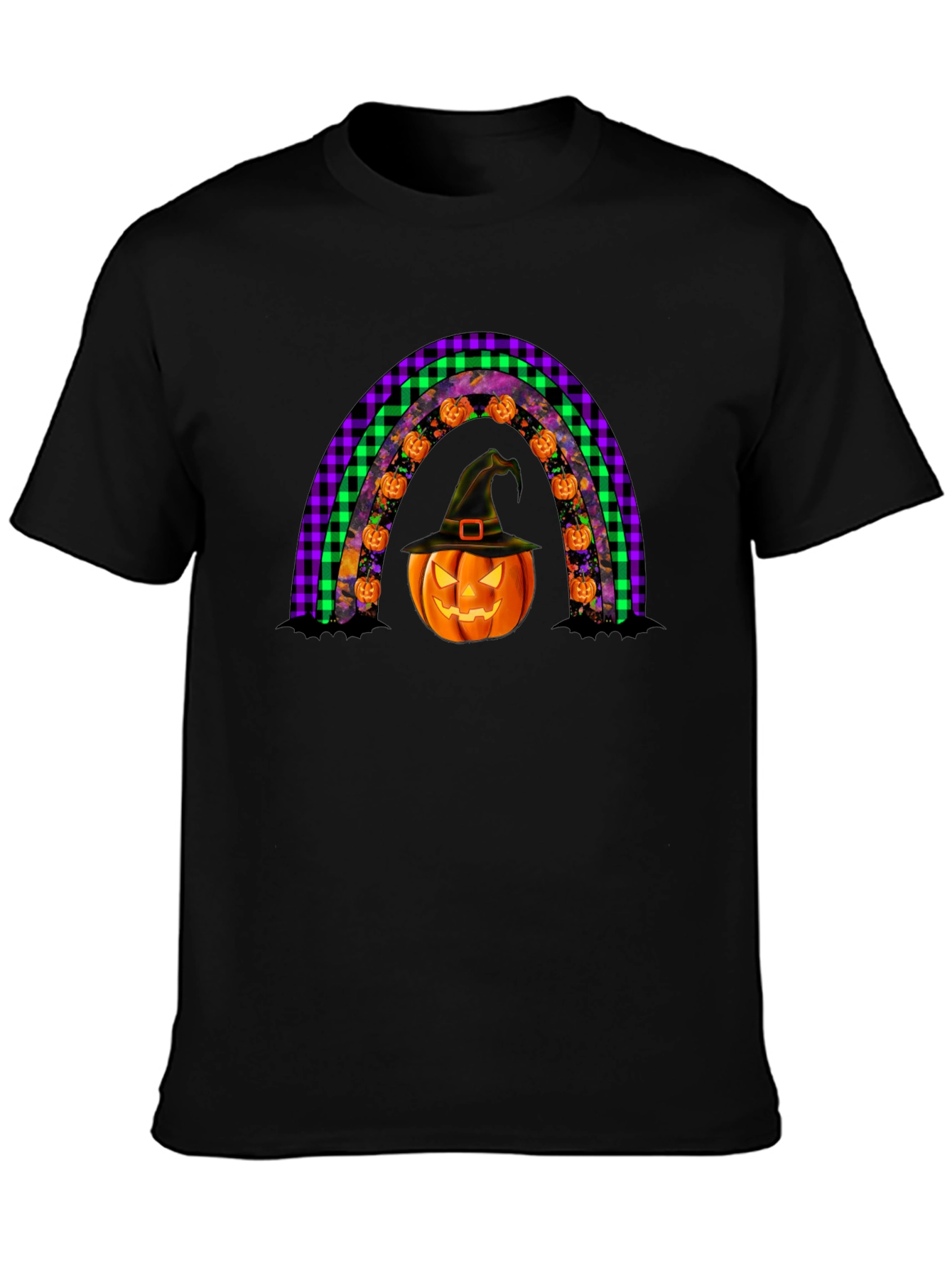 Halloween Rainbow Pumpkin T-Shirt