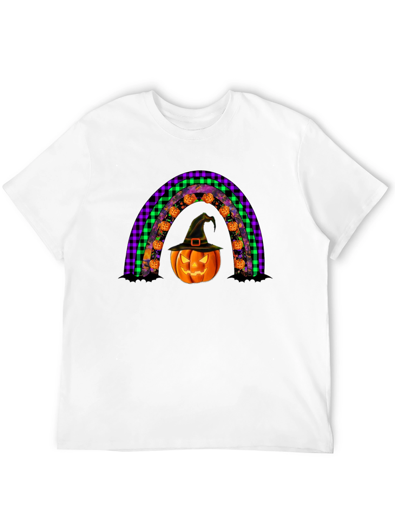 Halloween Rainbow Pumpkin T-Shirt