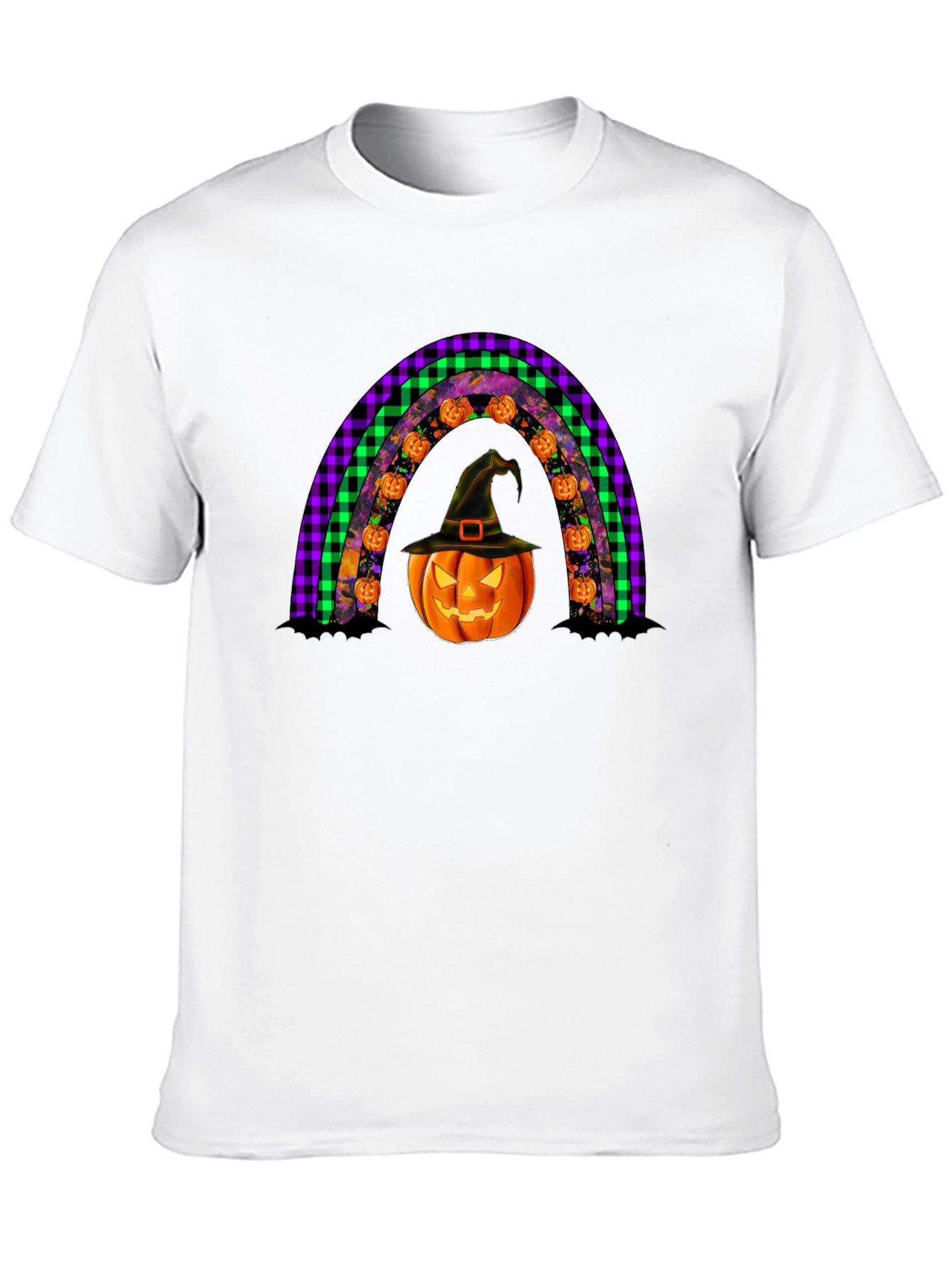 Halloween Rainbow Pumpkin T-Shirt