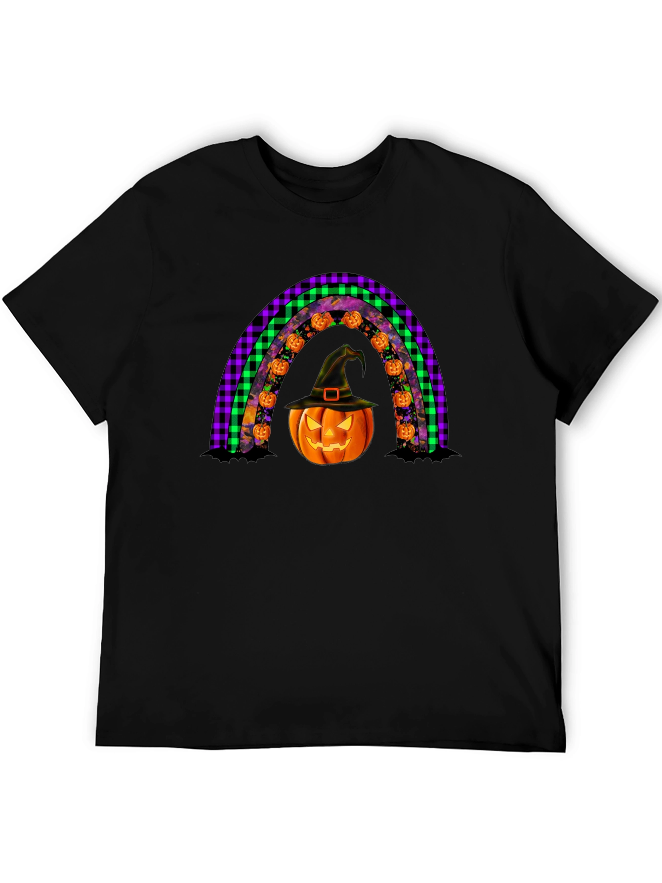 Halloween Rainbow Pumpkin T-Shirt