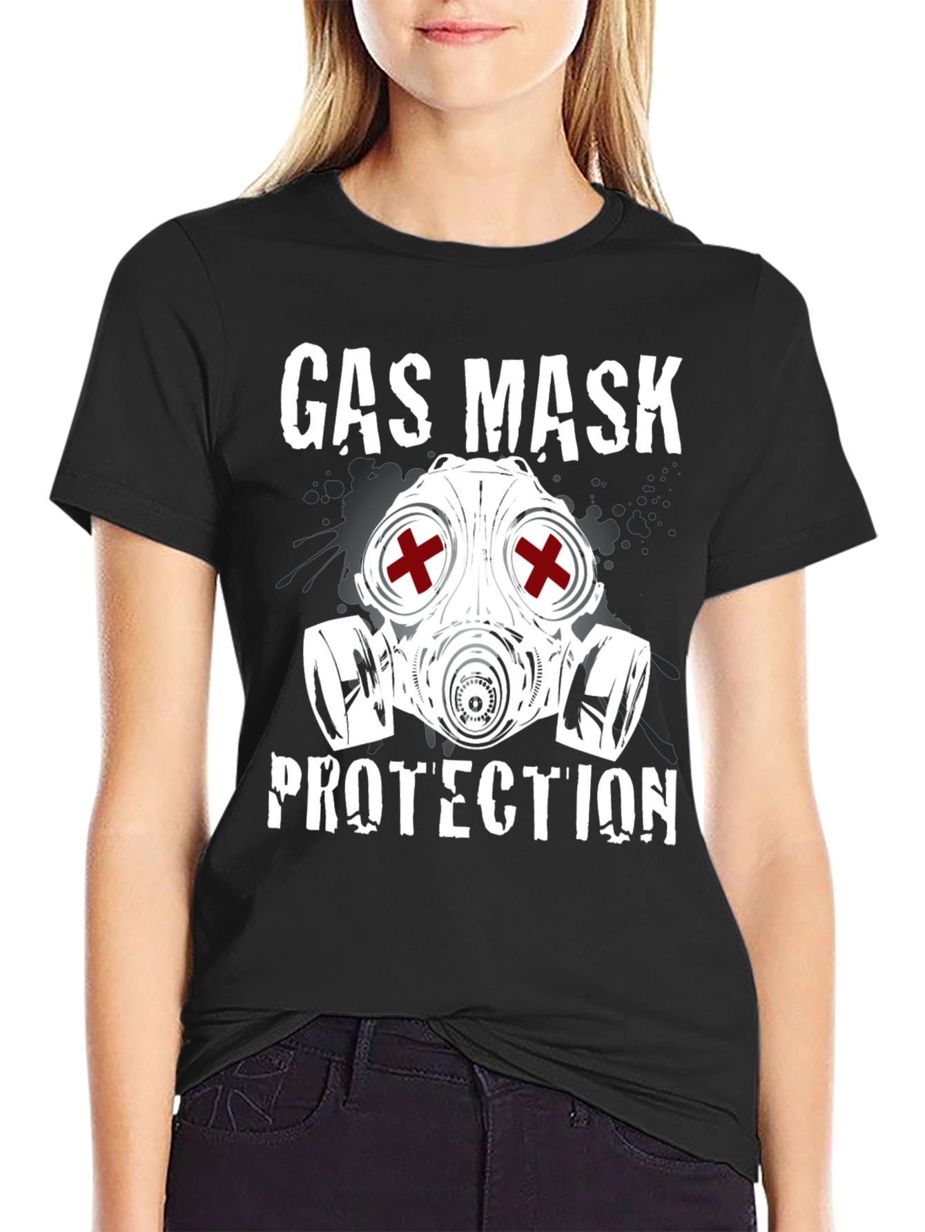 Gas Mask Protection Graphic Tee