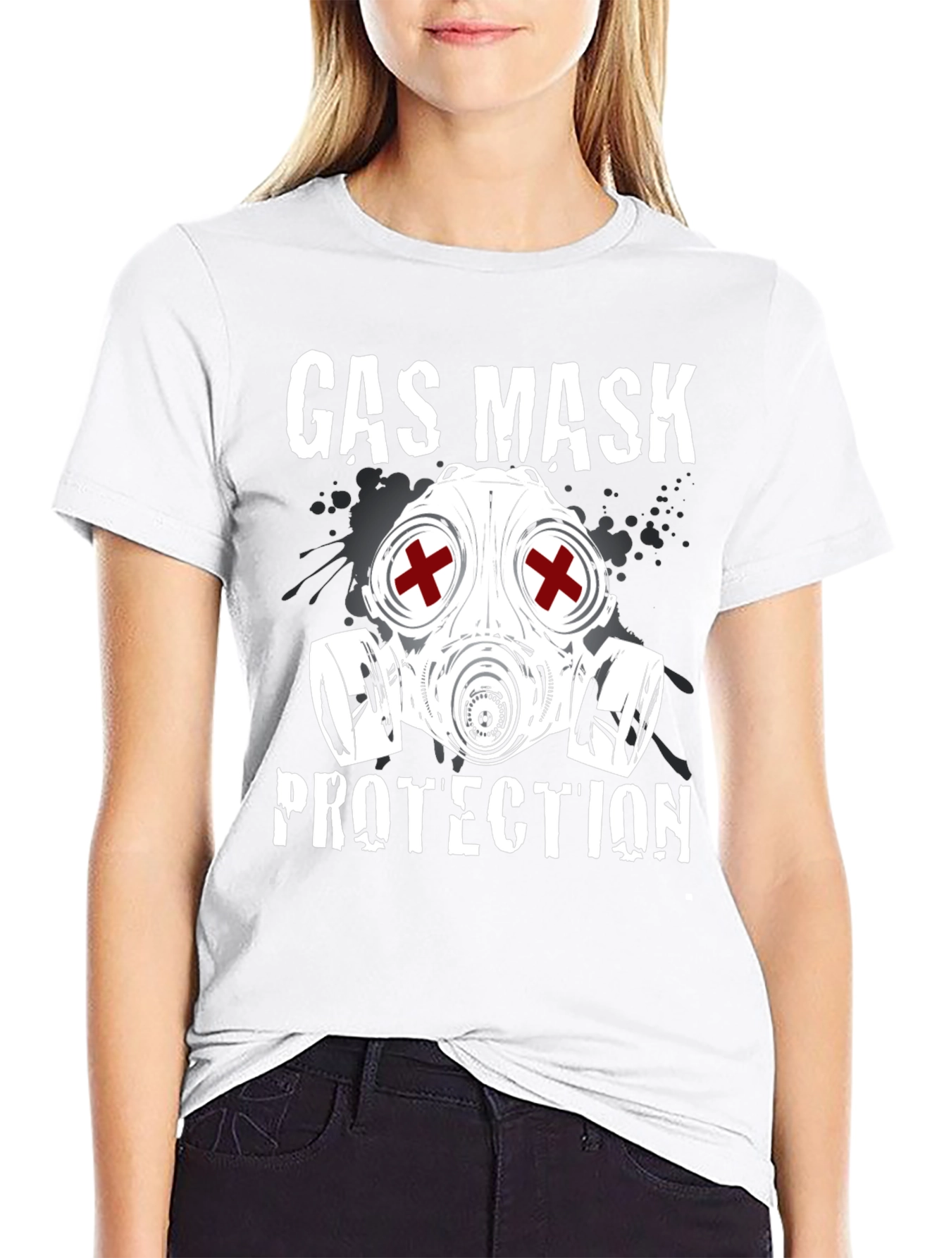 Gas Mask Protection Graphic Tee