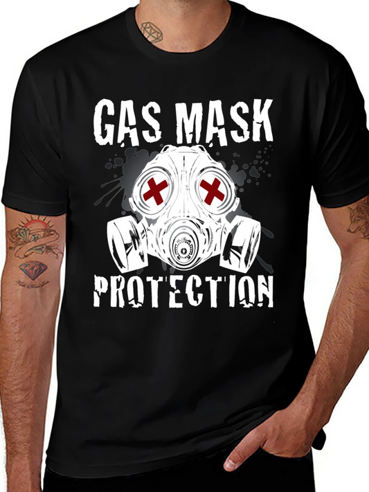 Gas Mask Protection Graphic Tee