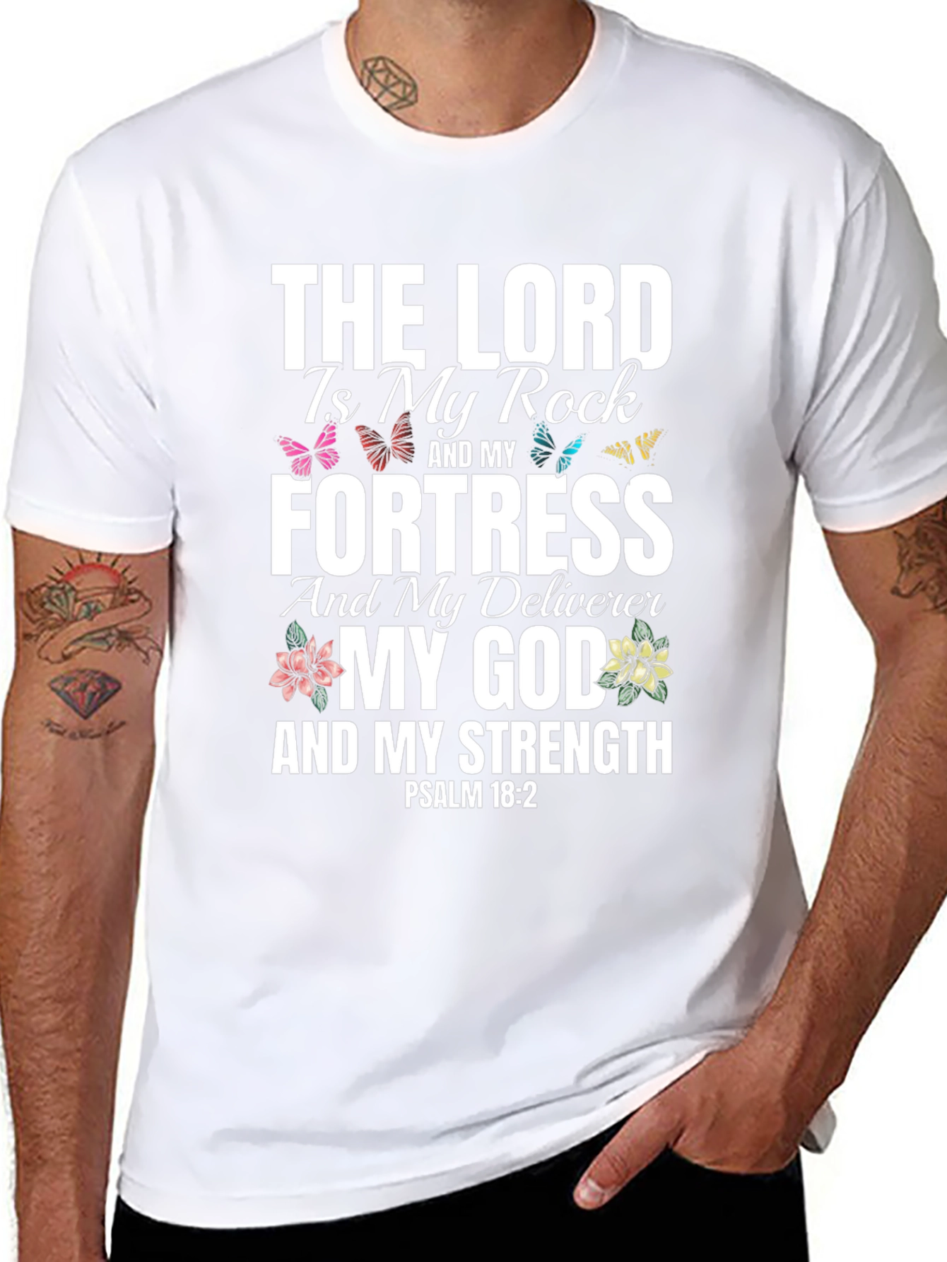 The Lord is My Rock Christian T-Shirt