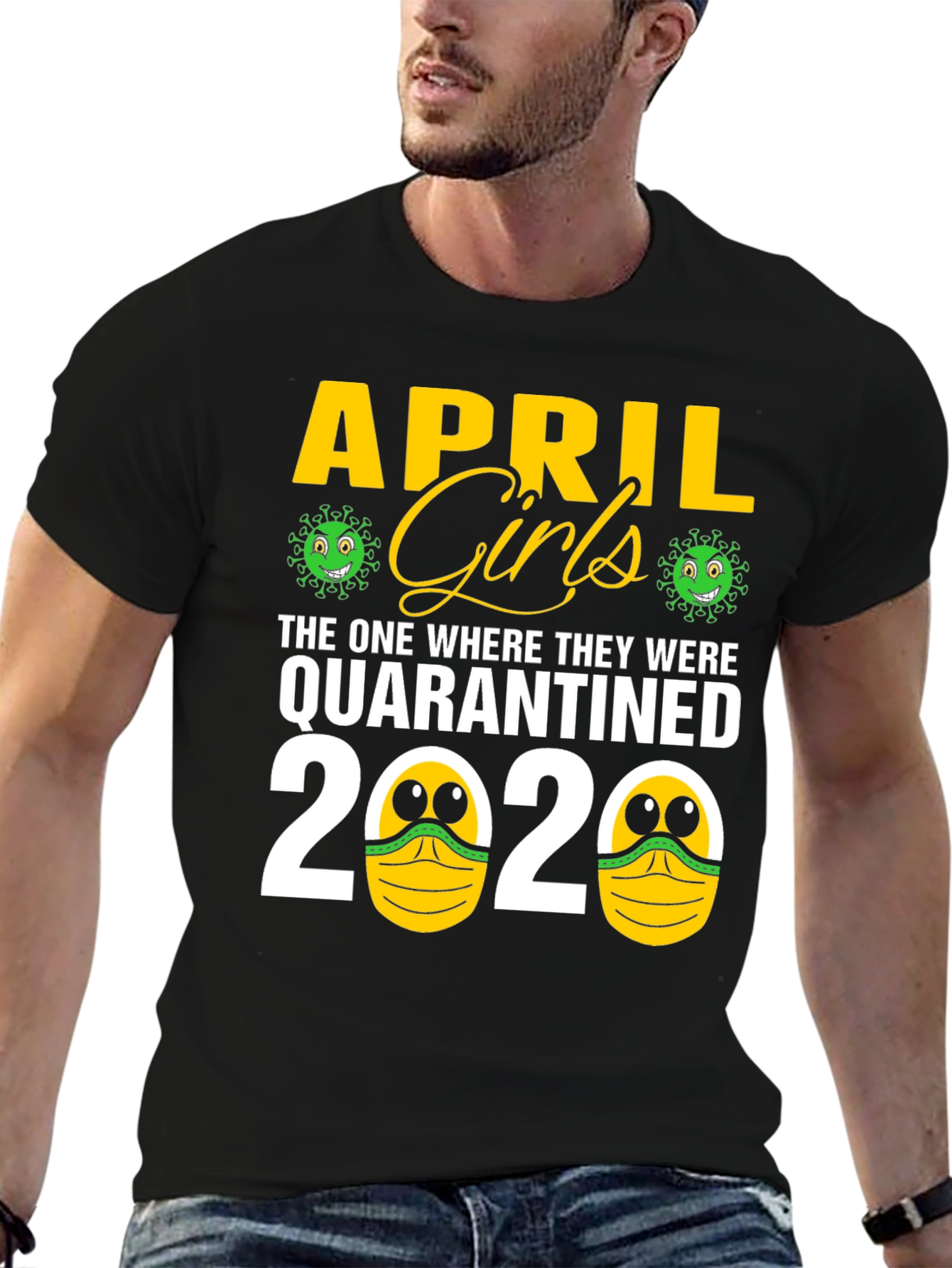 April Girls Quarantined 2020 Novelty T-Shirt