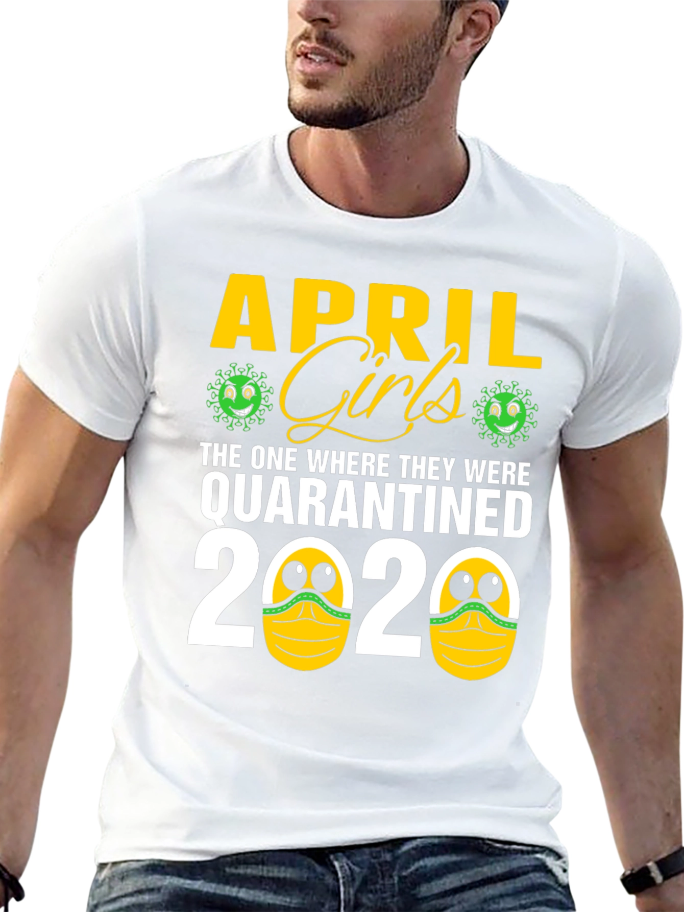 April Girls Quarantined 2020 Novelty T-Shirt