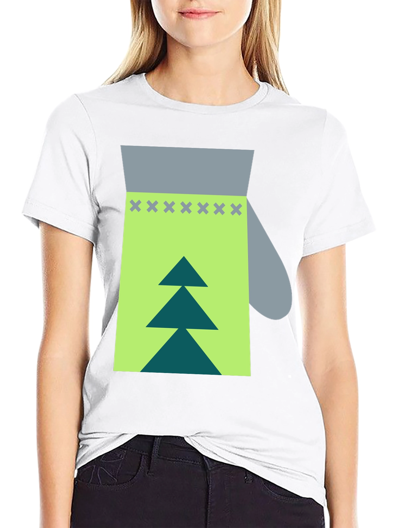Festive Mitten Graphic Tee