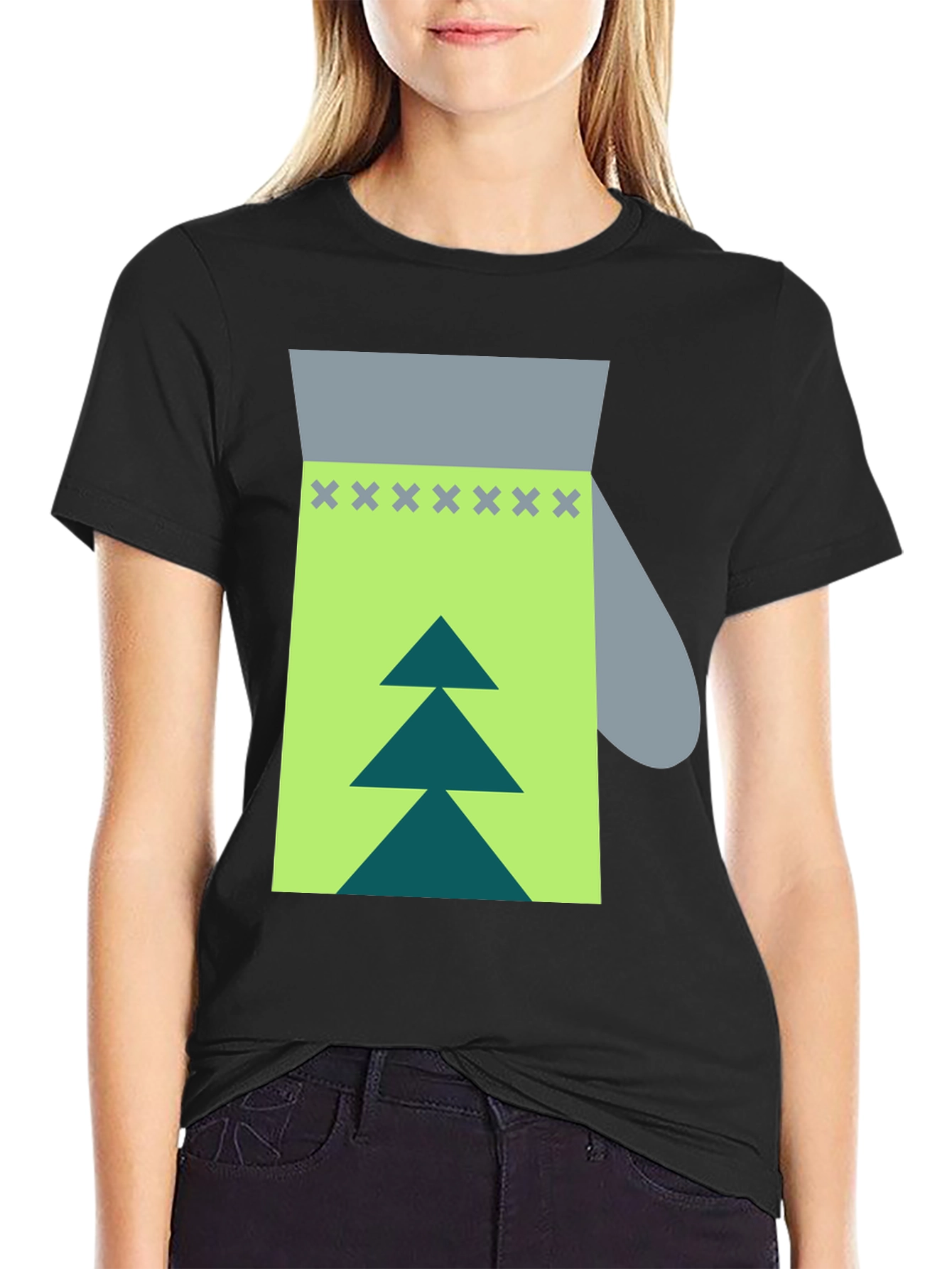 Festive Mitten Graphic Tee