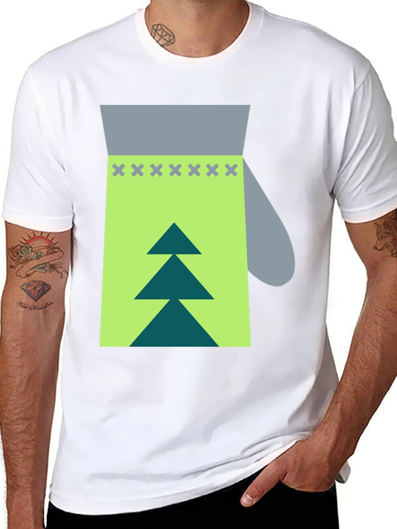 Festive Mitten Graphic Tee