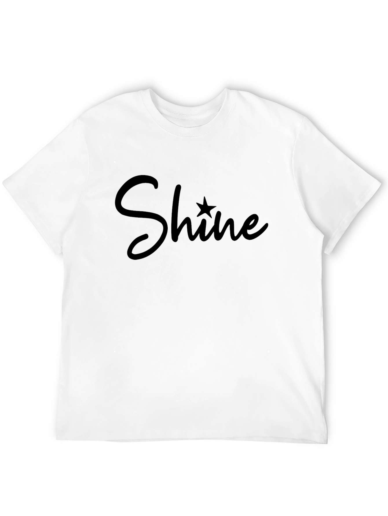 Shine Graphic Tee - Stylish Black T-Shirt