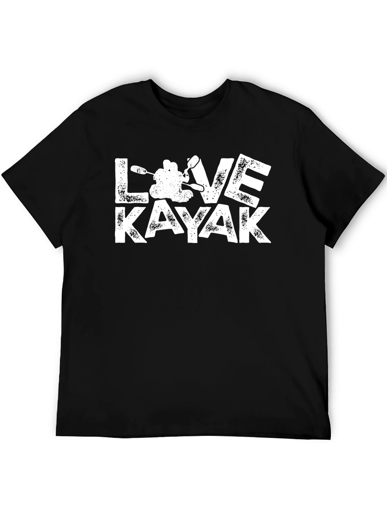 Love Kayak Black T-Shirt