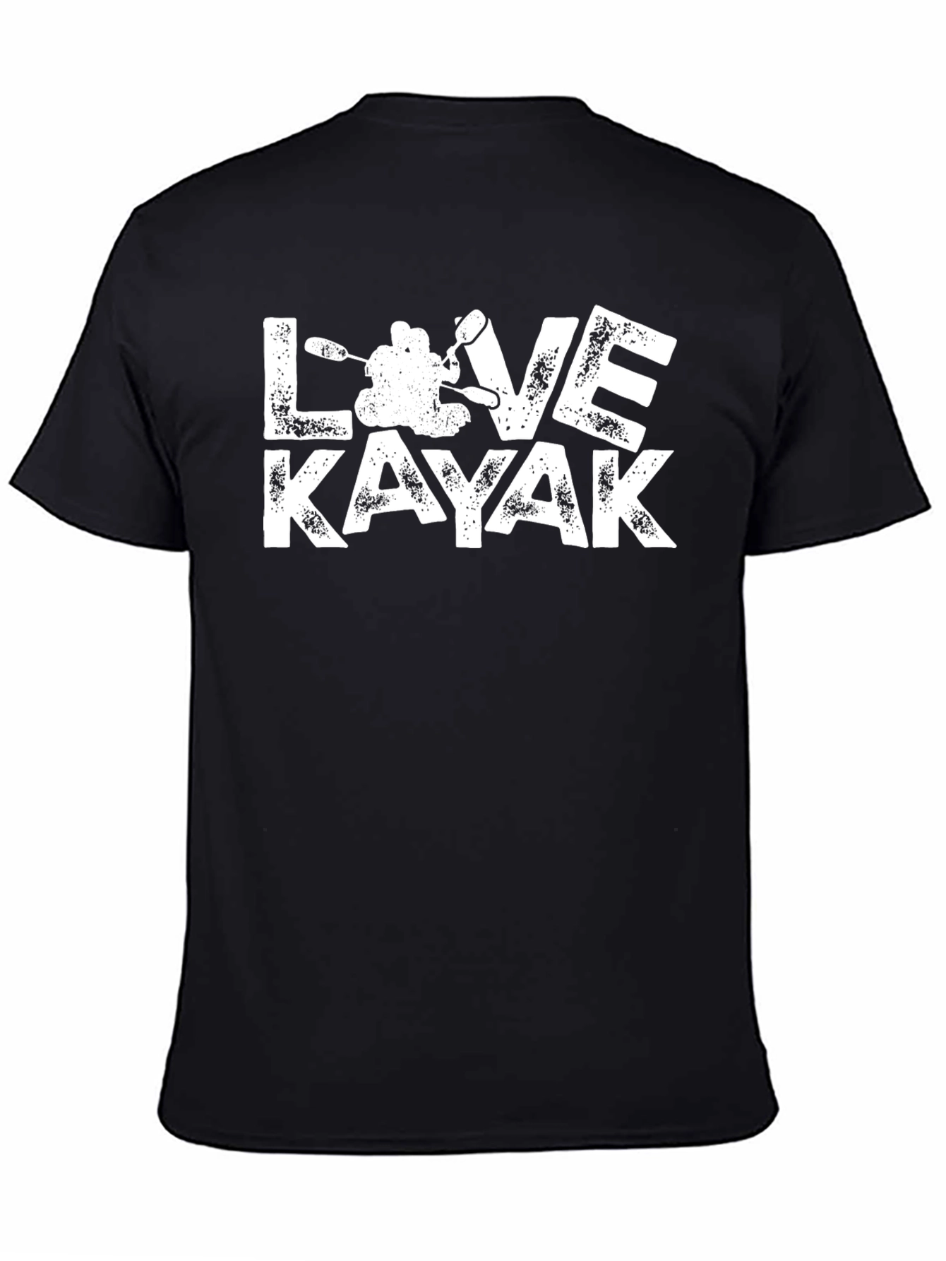 Love Kayak Black T-Shirt