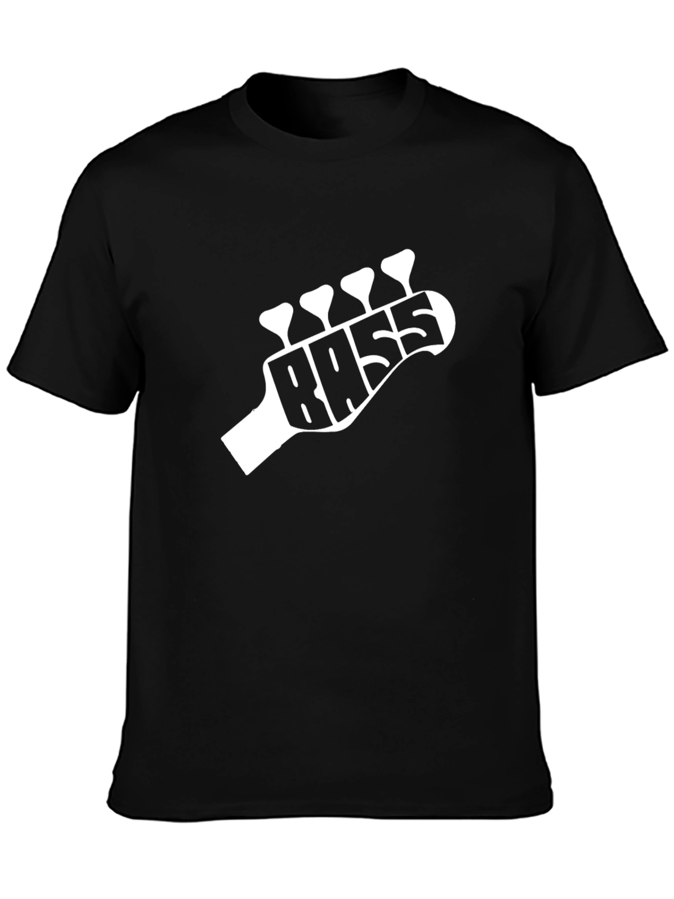 Bass Guitar Headstock T-Shirt - Musician Tee
