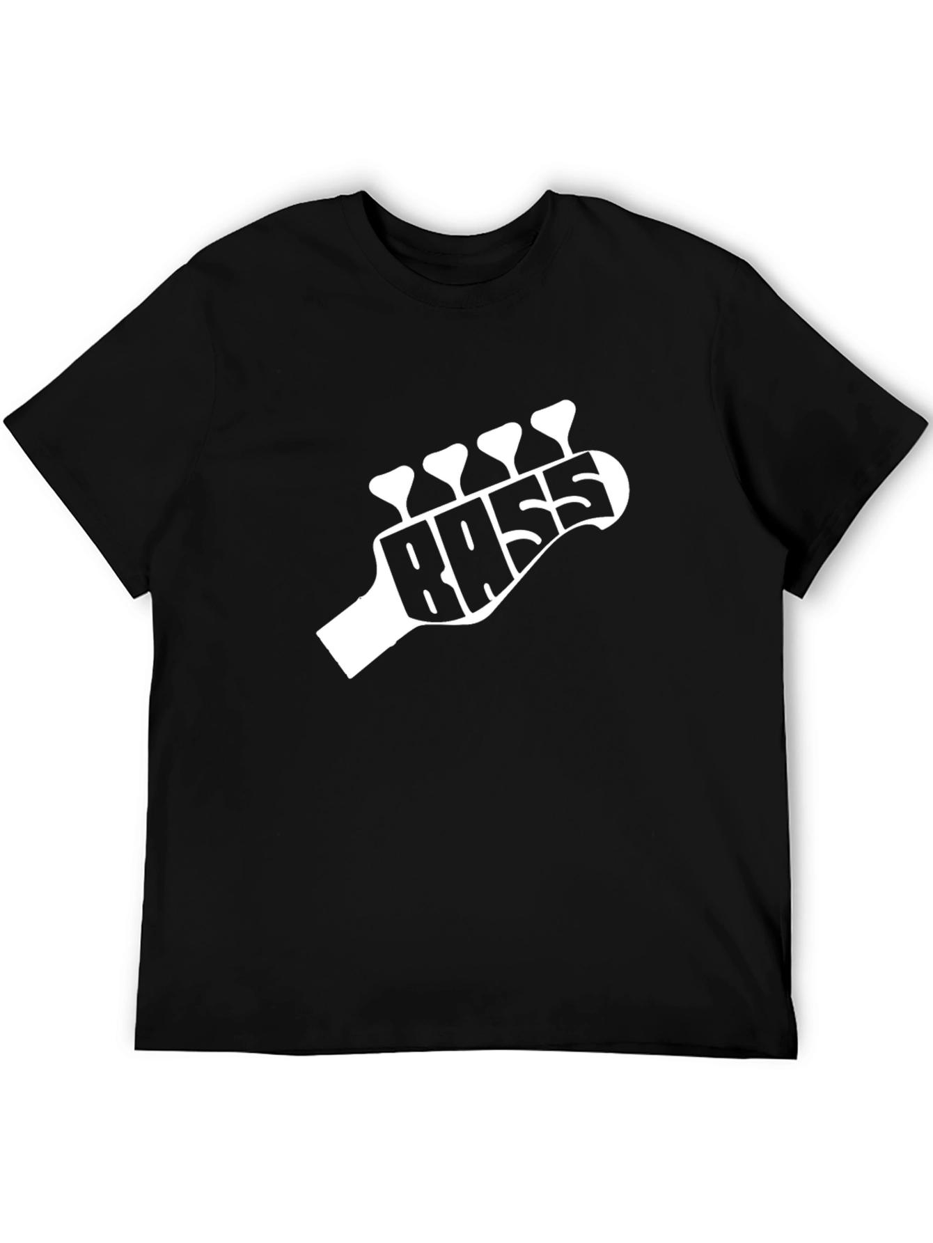 Bass Guitar Headstock T-Shirt - Musician Tee