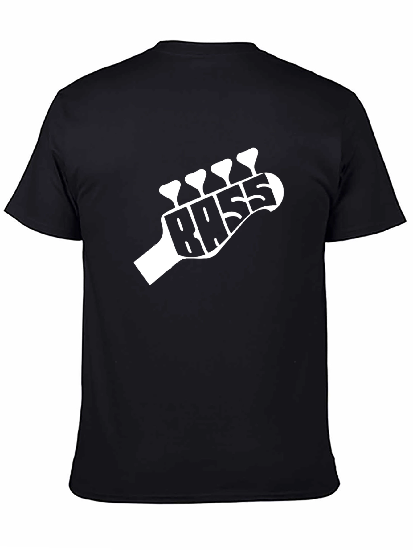 Bass Guitar Headstock T-Shirt - Musician Tee