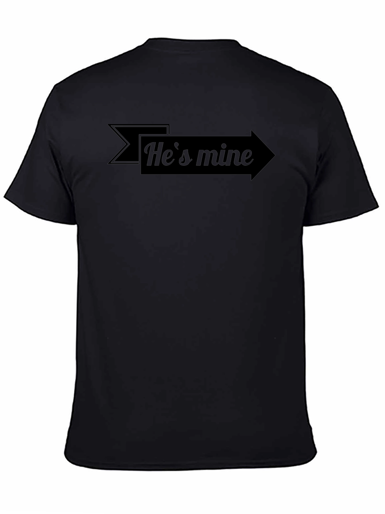 Hes Mine Arrow T-Shirt - Graphic Novelty Tee